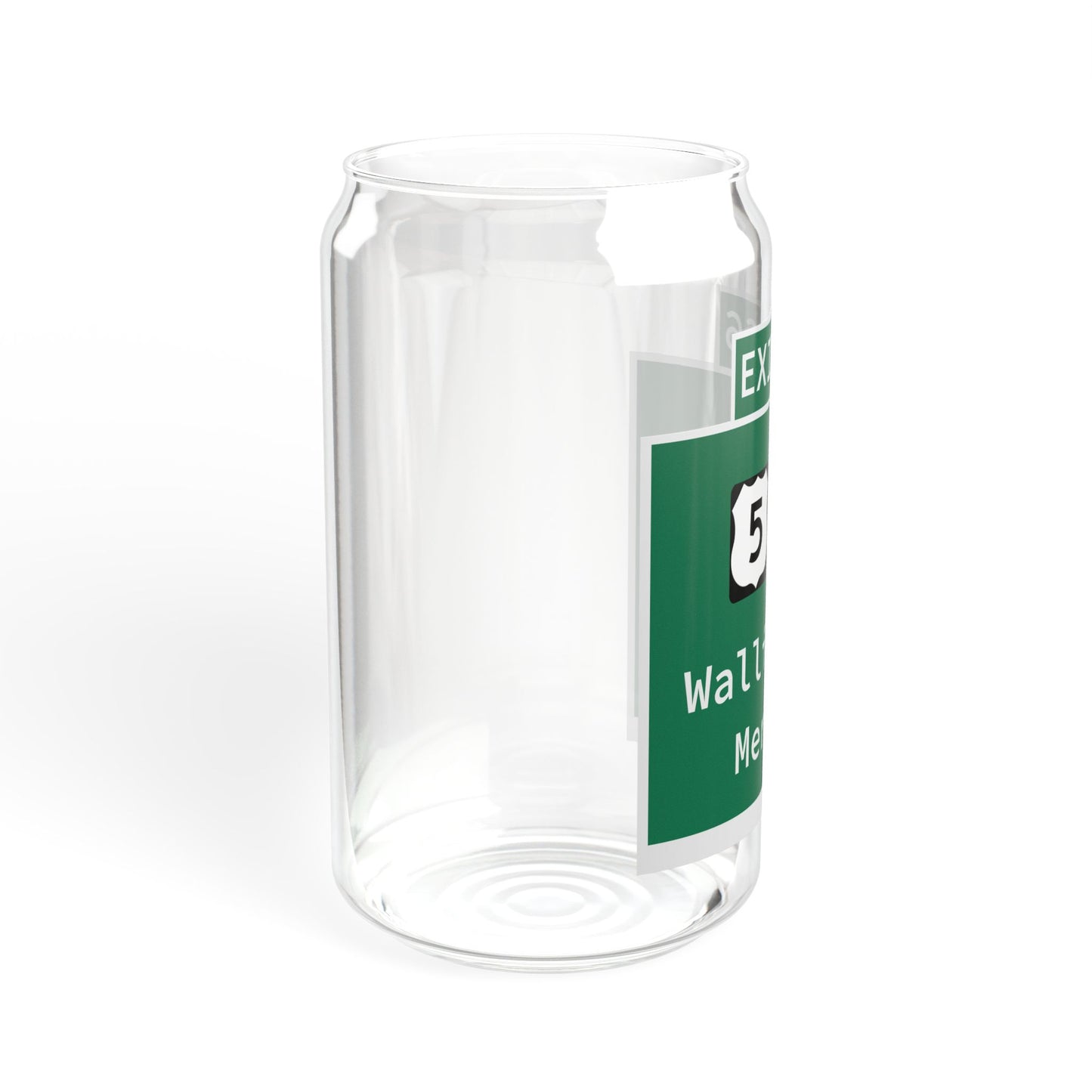 Vintage WCP Exit 66 Sign Sipper Glass, 16oz