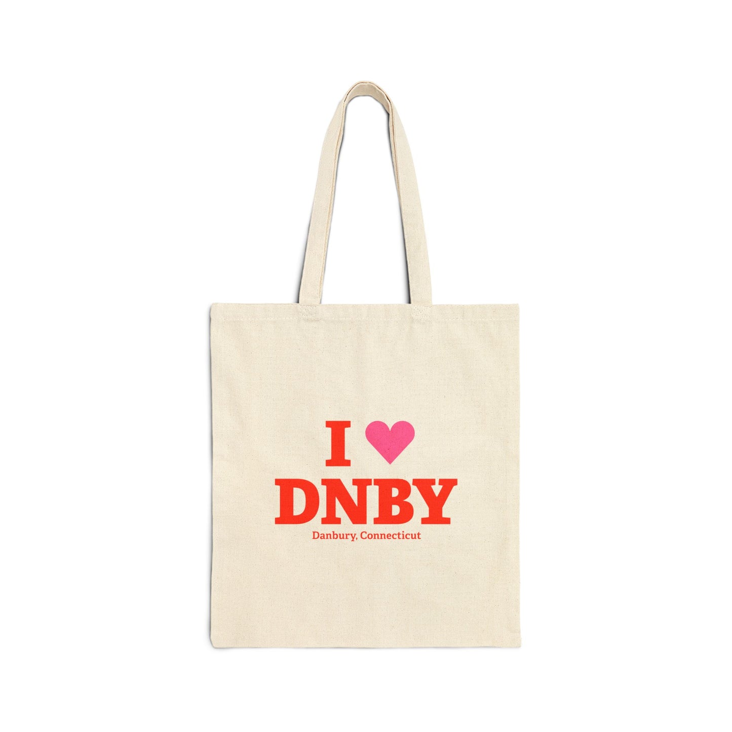 I Heart DNBY Cotton Canvas Tote Bag
