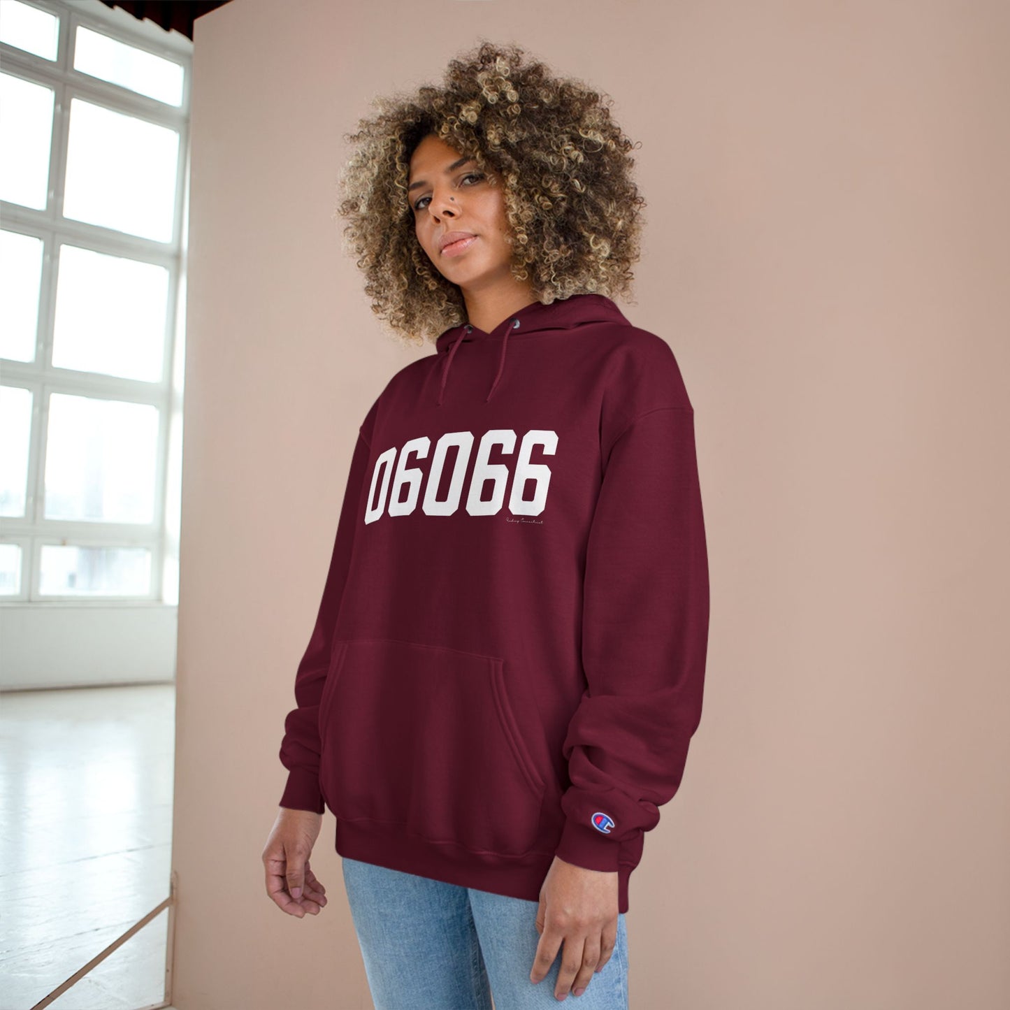 06066 Vernon CT Zip Code Champion Hoodie