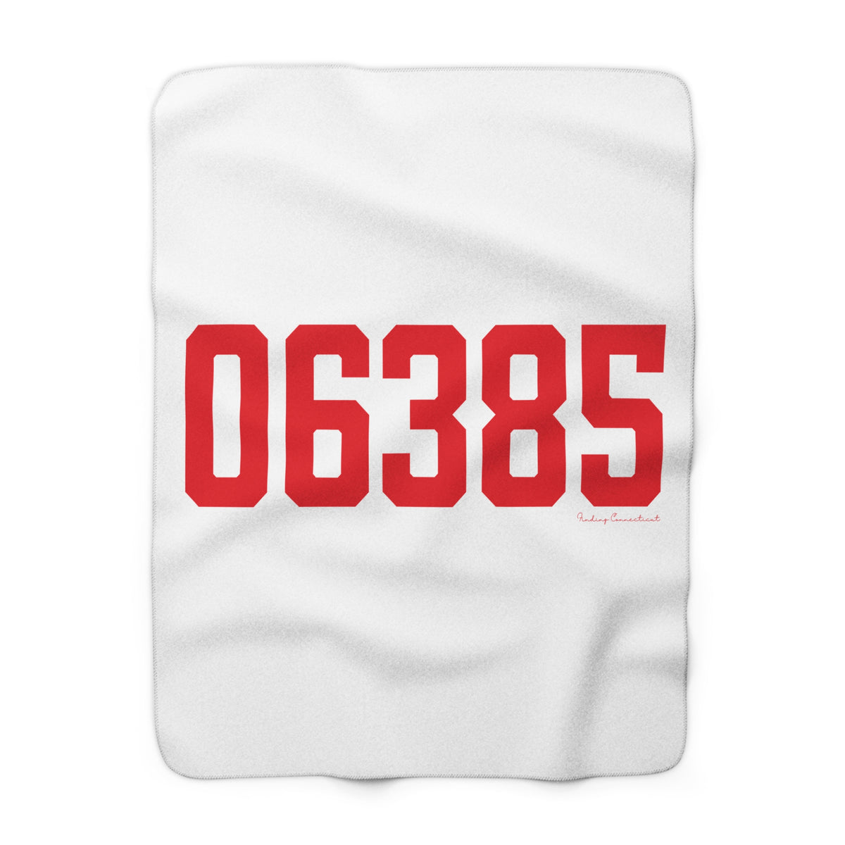 06385 Waterford Connecticut Zip Code Fleece Blanket