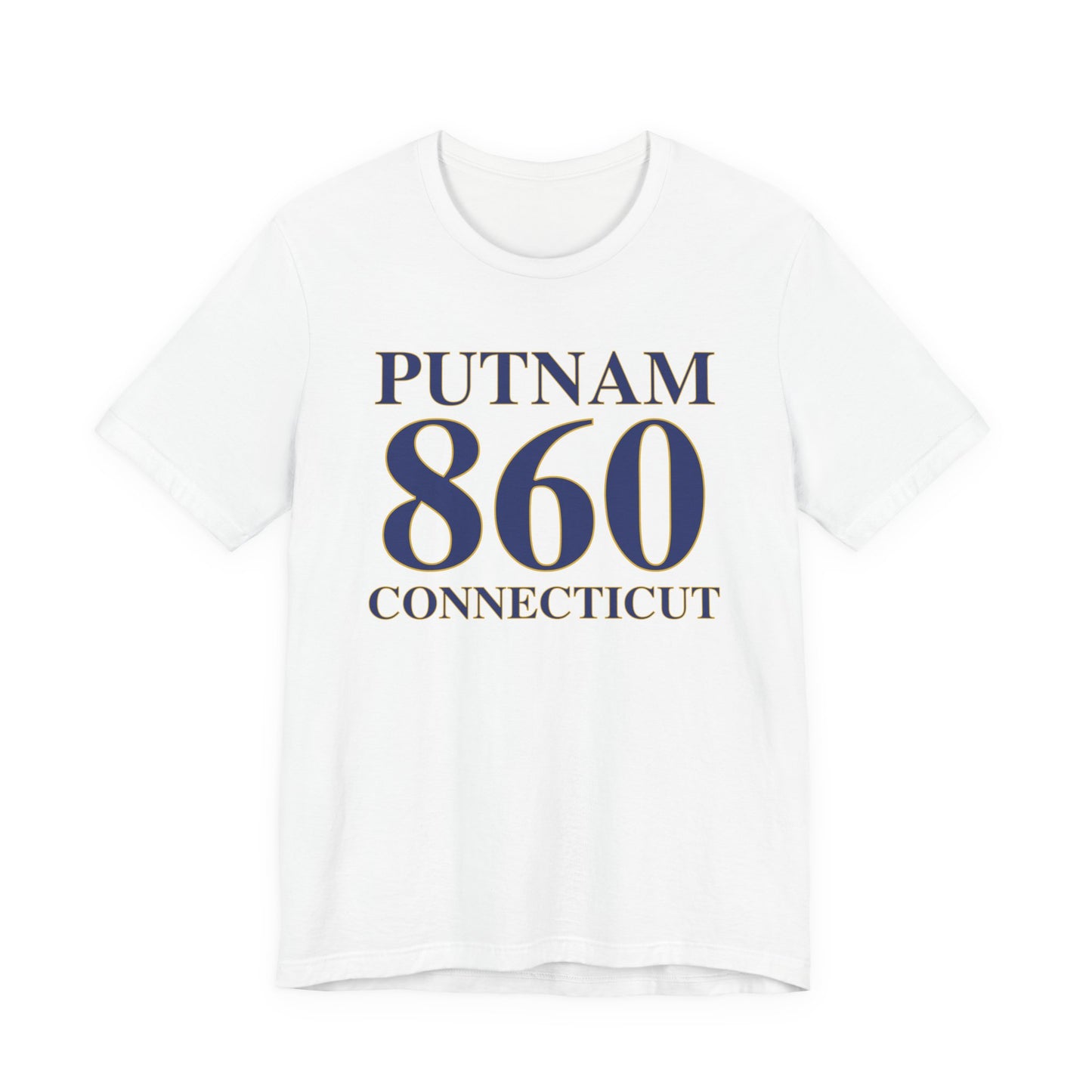 Putnam 860 Connecticut Unisex Jersey Short Sleeve T-Shirt