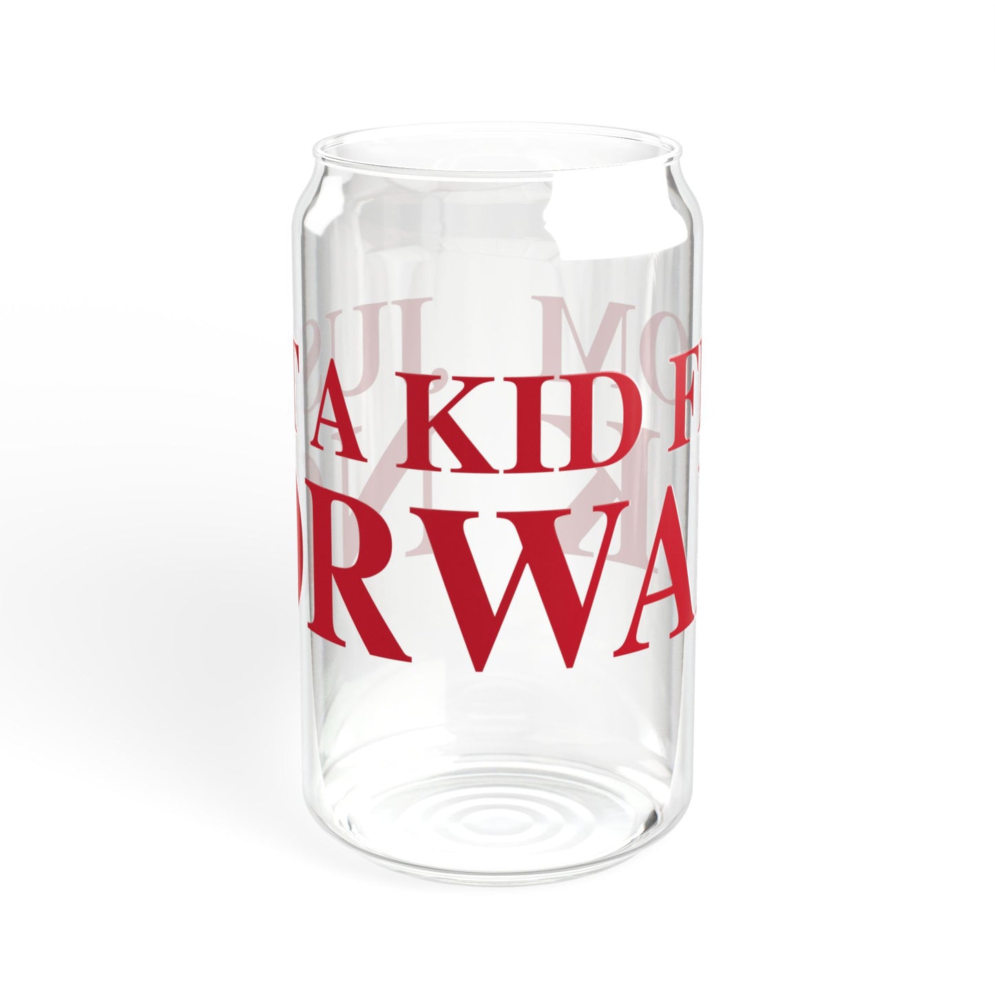 Just a kid from Norwalk Sipper Glass, 16oz