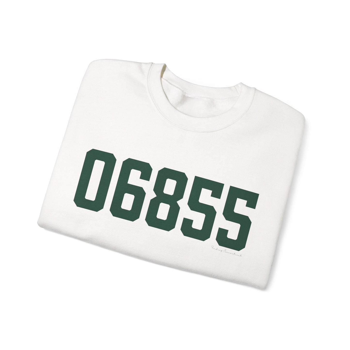 06855 Norwalk Connecticut Zip Code Unisex Heavy Blend™ Crewneck Sweatshirt