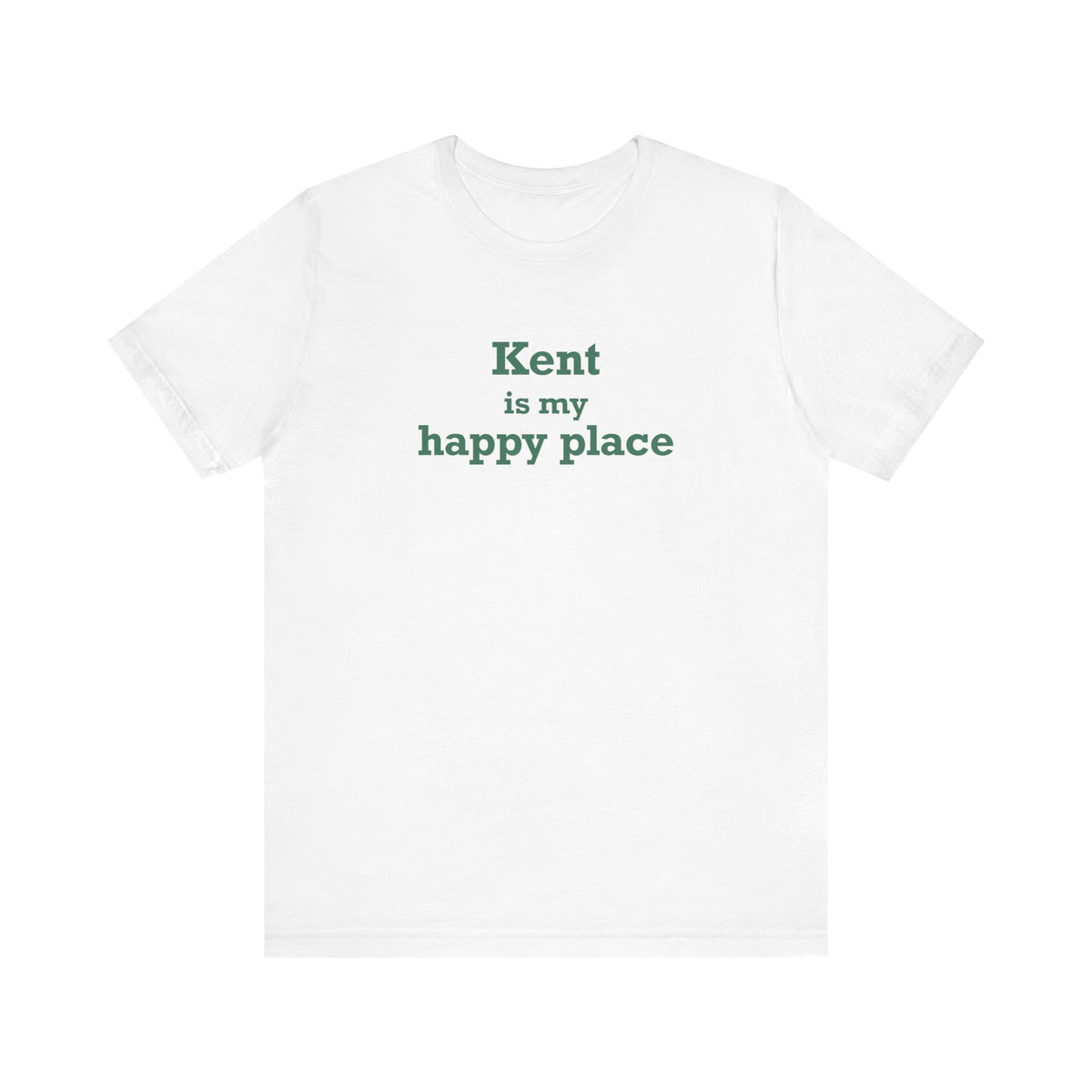 Kent is My Happy Place Unisex Jersey Short Sleeve T-Shirt