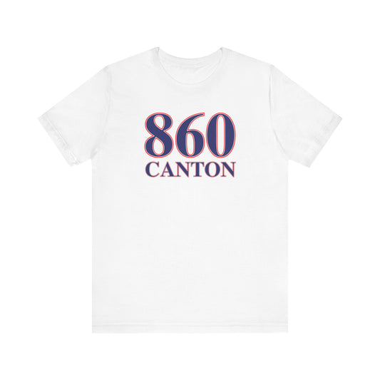 860 Canton Red White & Blue Unisex Jersey Short Sleeve T-Shirt