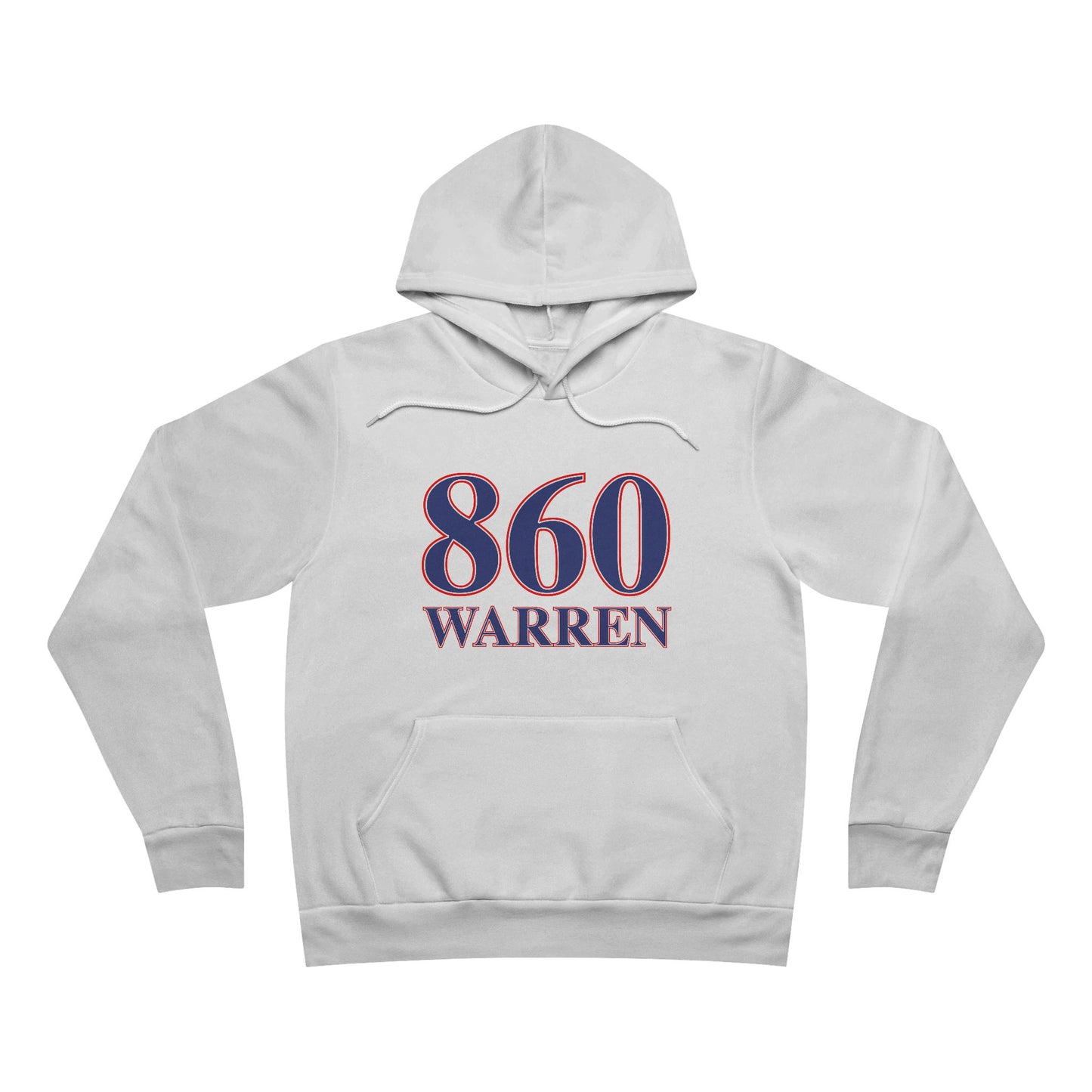860 Warren Red White & Blue Unisex Sponge Fleece Pullover Hoodie