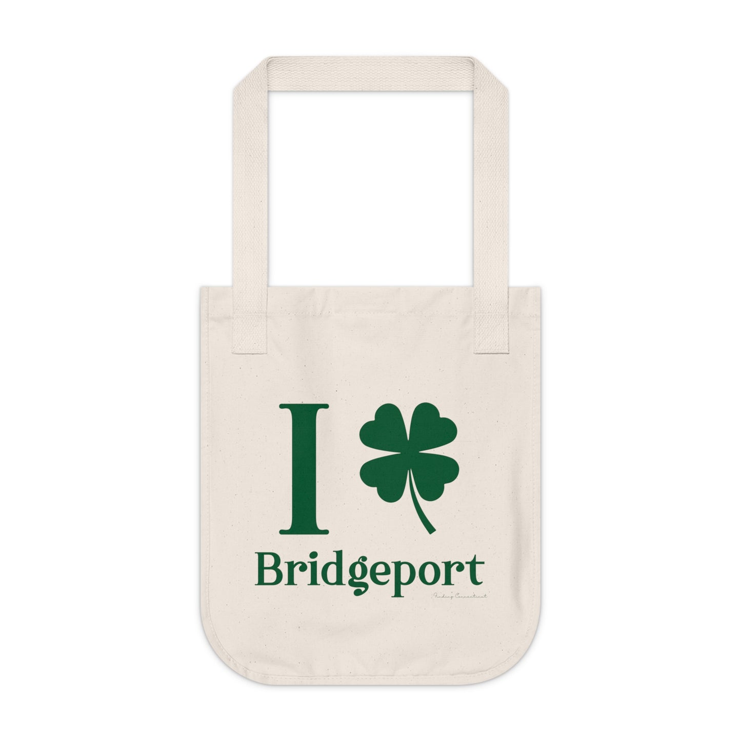 I Clover Bridgeport Organic Canvas Tote Bag