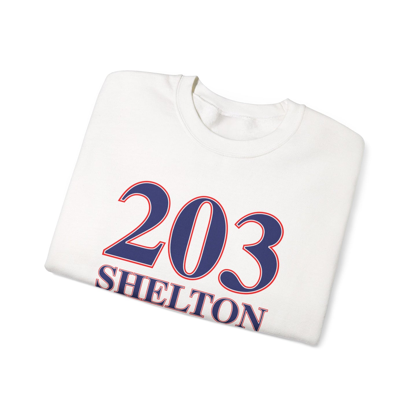 203 Shelton Red White & Blue Unisex Heavy Blend™ Crewneck Sweatshirt