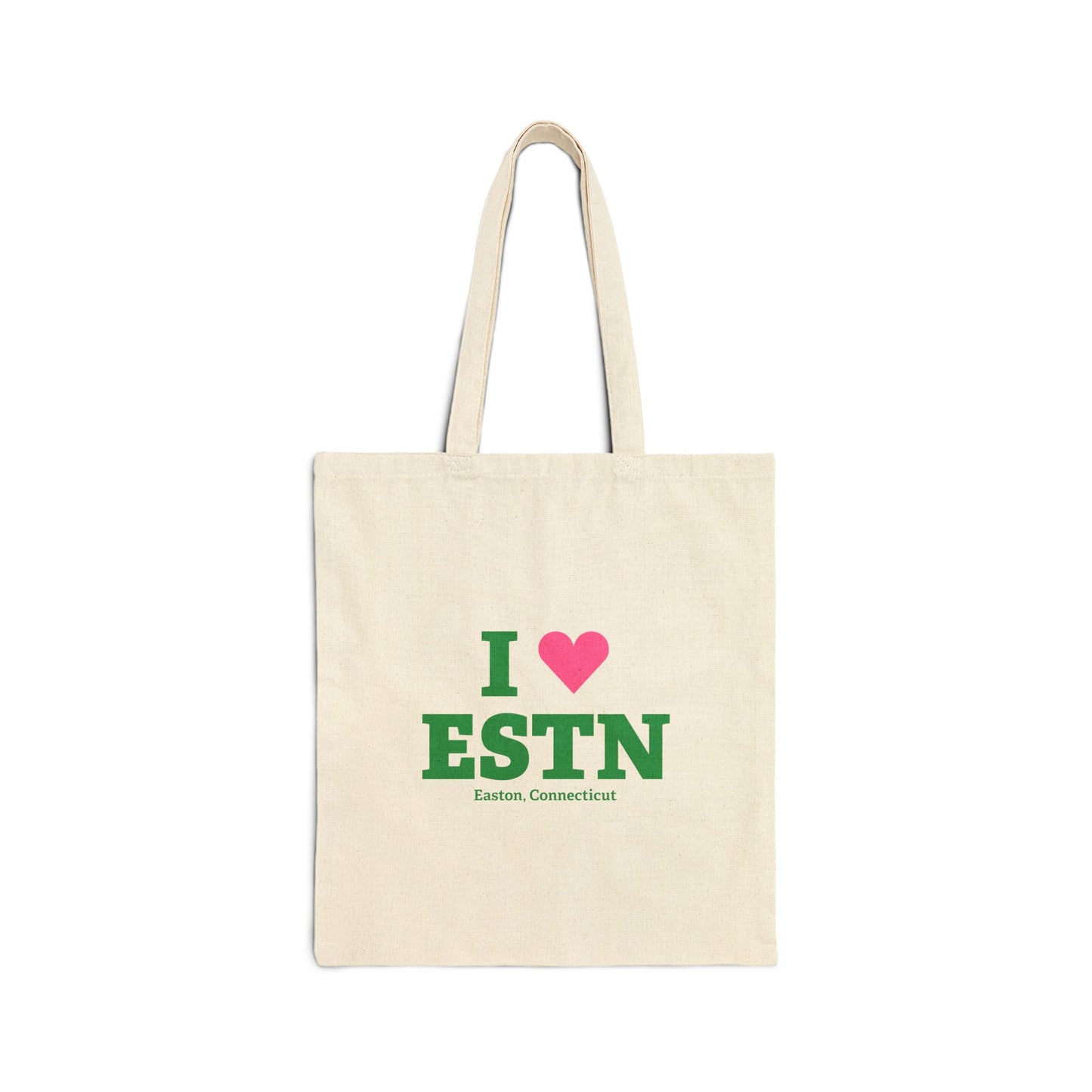 I Heart ESTN Cotton Canvas Tote Bag