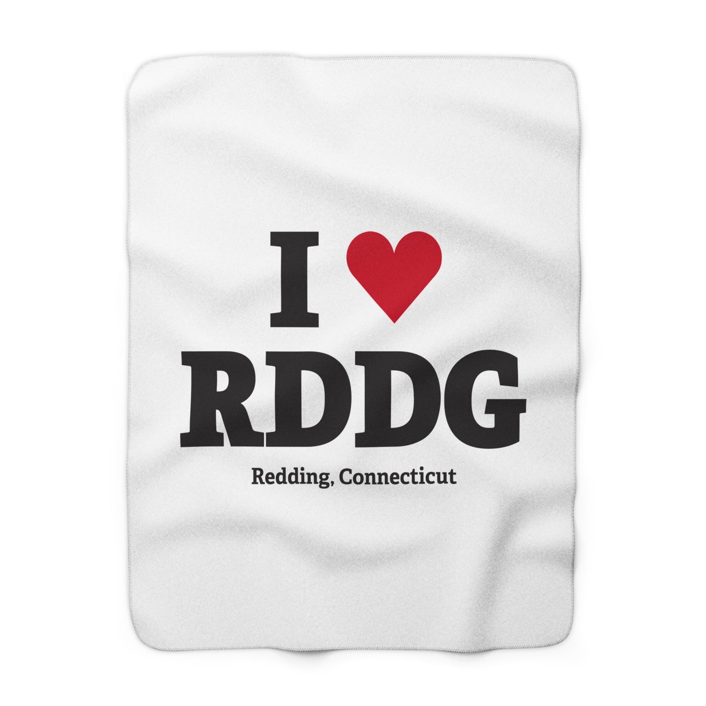 I Heart RDDG Sherpa Fleece Blanket