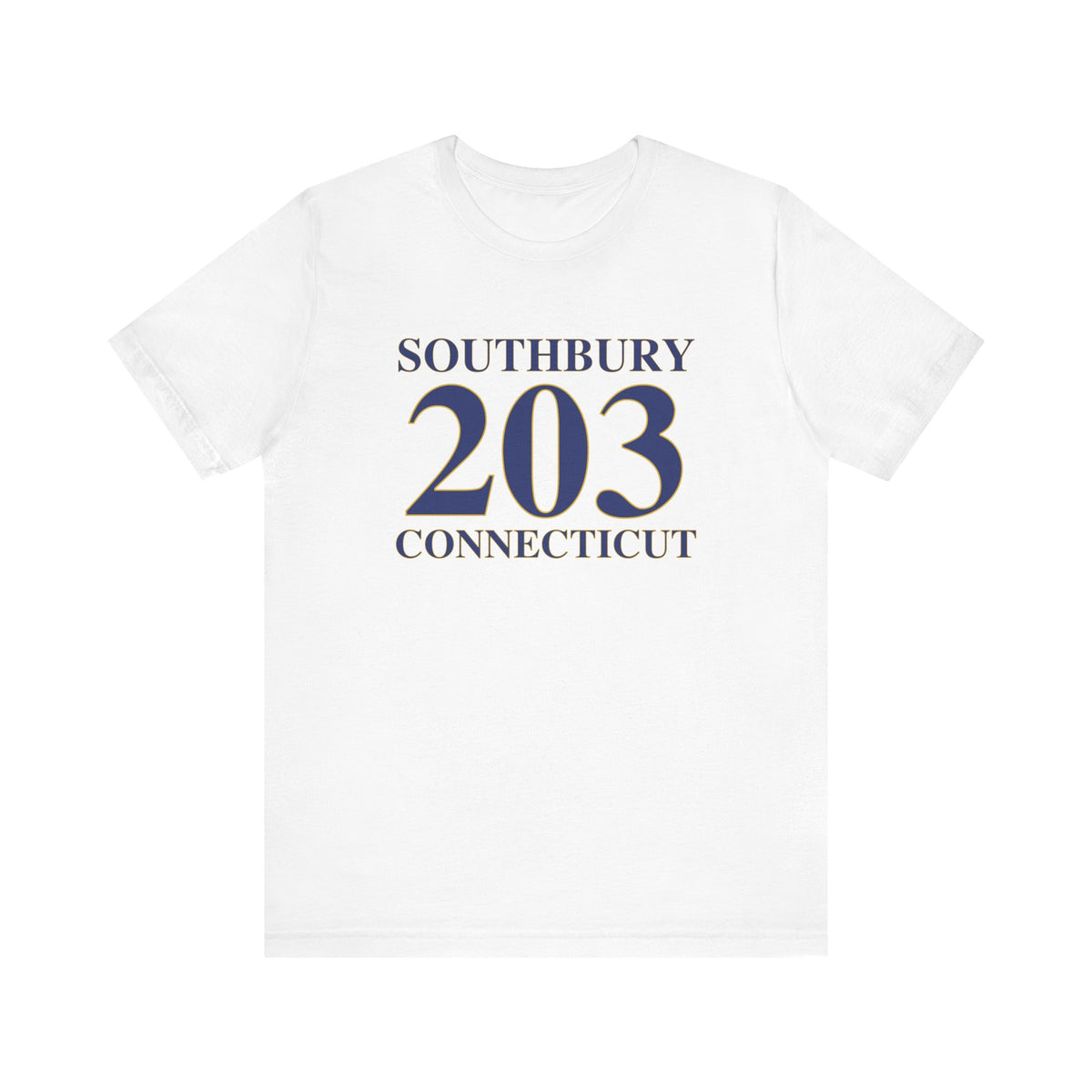 Southbury 203 Connecticut Jersey Short Sleeve T-Shirt