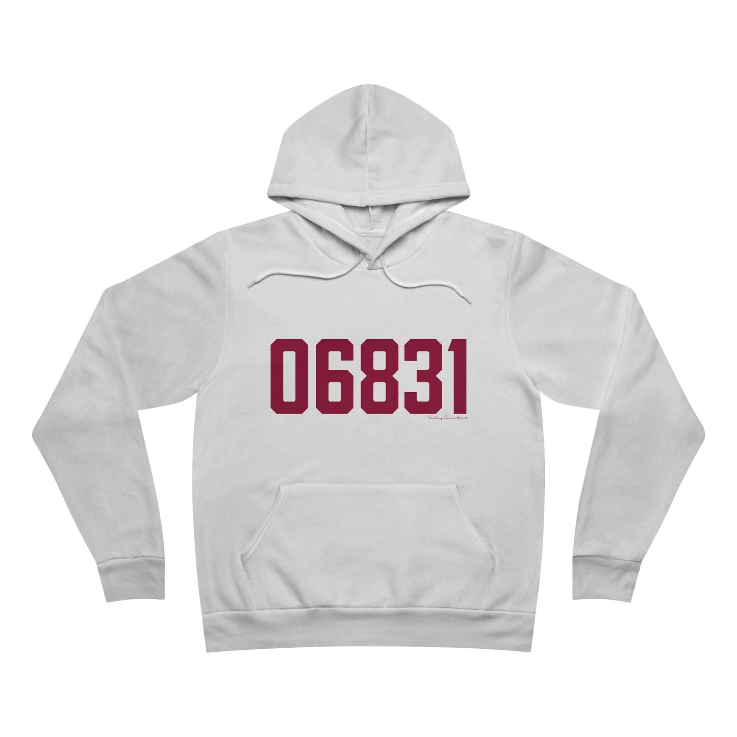 06831 - Greenwich Connecticut Zip Code Unisex Sponge Fleece Pullover Hoodie