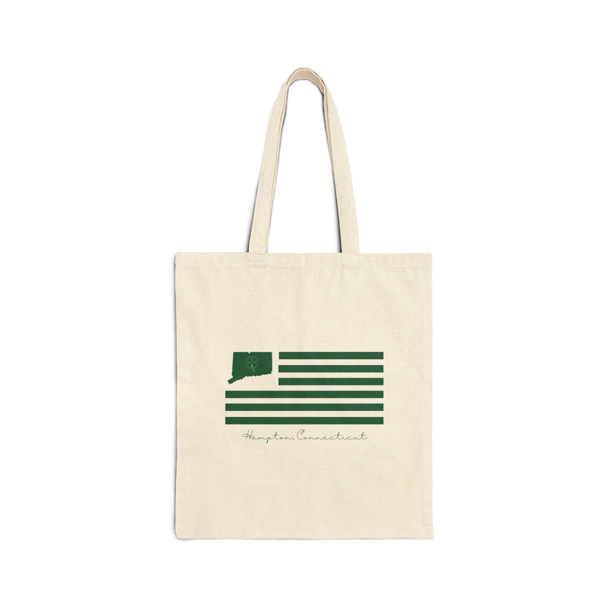 Hampton Connecticut St. Patrick’s Day Flag
Cotton Canvas Tote Bag