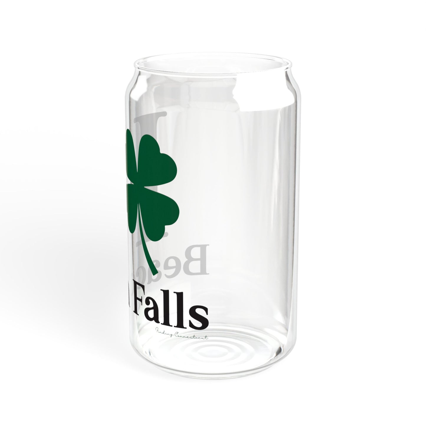 I Clover Beacon Falls Sipper Glass, 16oz