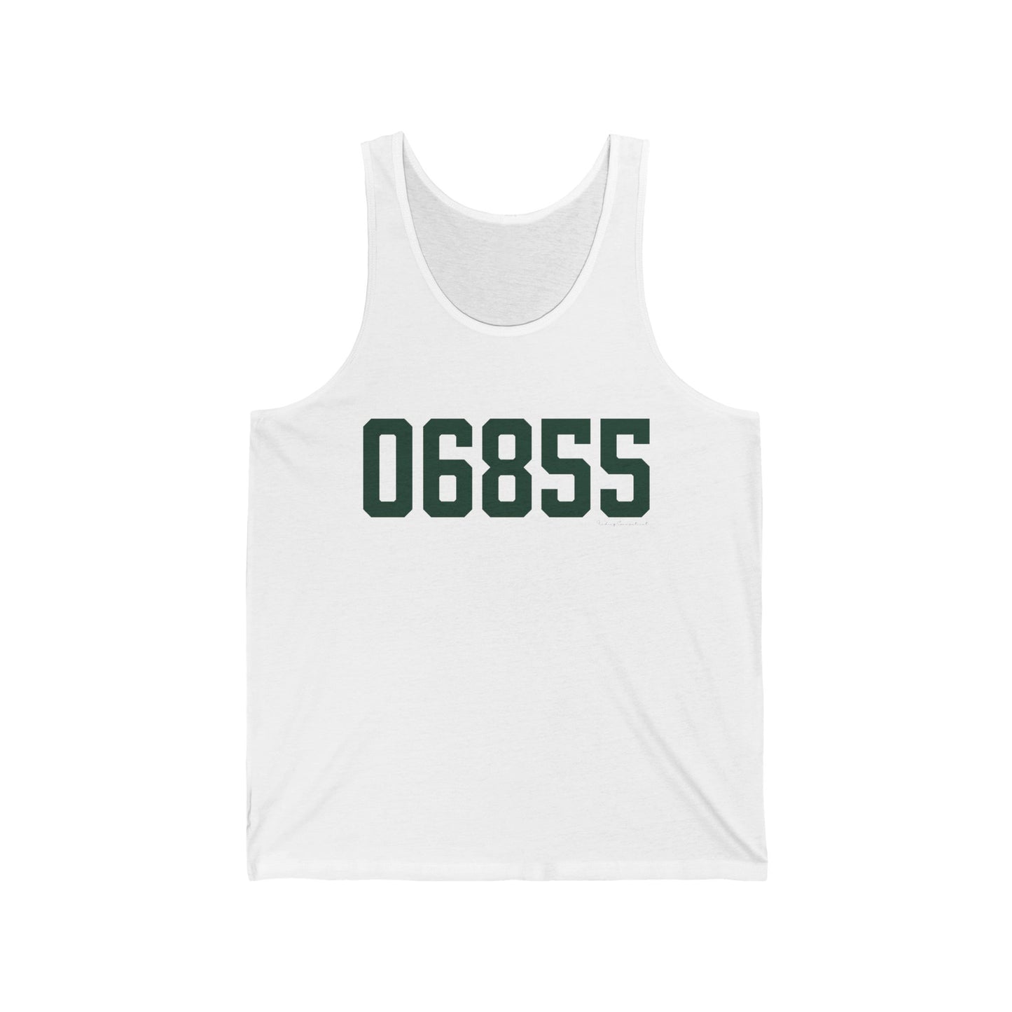 06855 Norwalk Connecticut Zip Code Unisex Jersey Tank Top