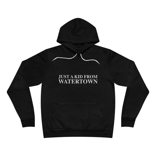 Just a kid from Watertown Unisex Sponge Fleece Pullover Hoodie