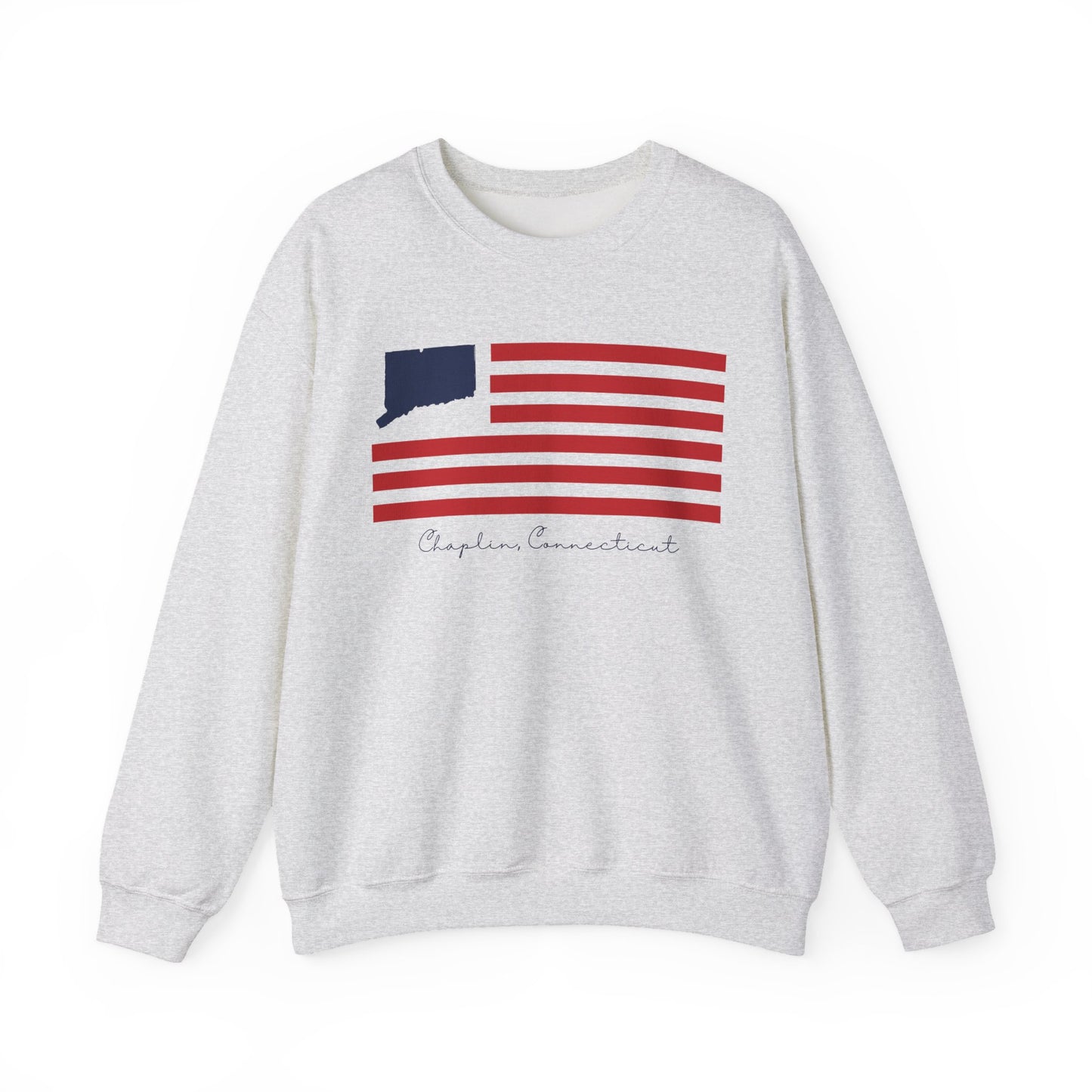 Chaplin Connecticut Flag Unisex Heavy Blend™ Crewneck Sweatshirt