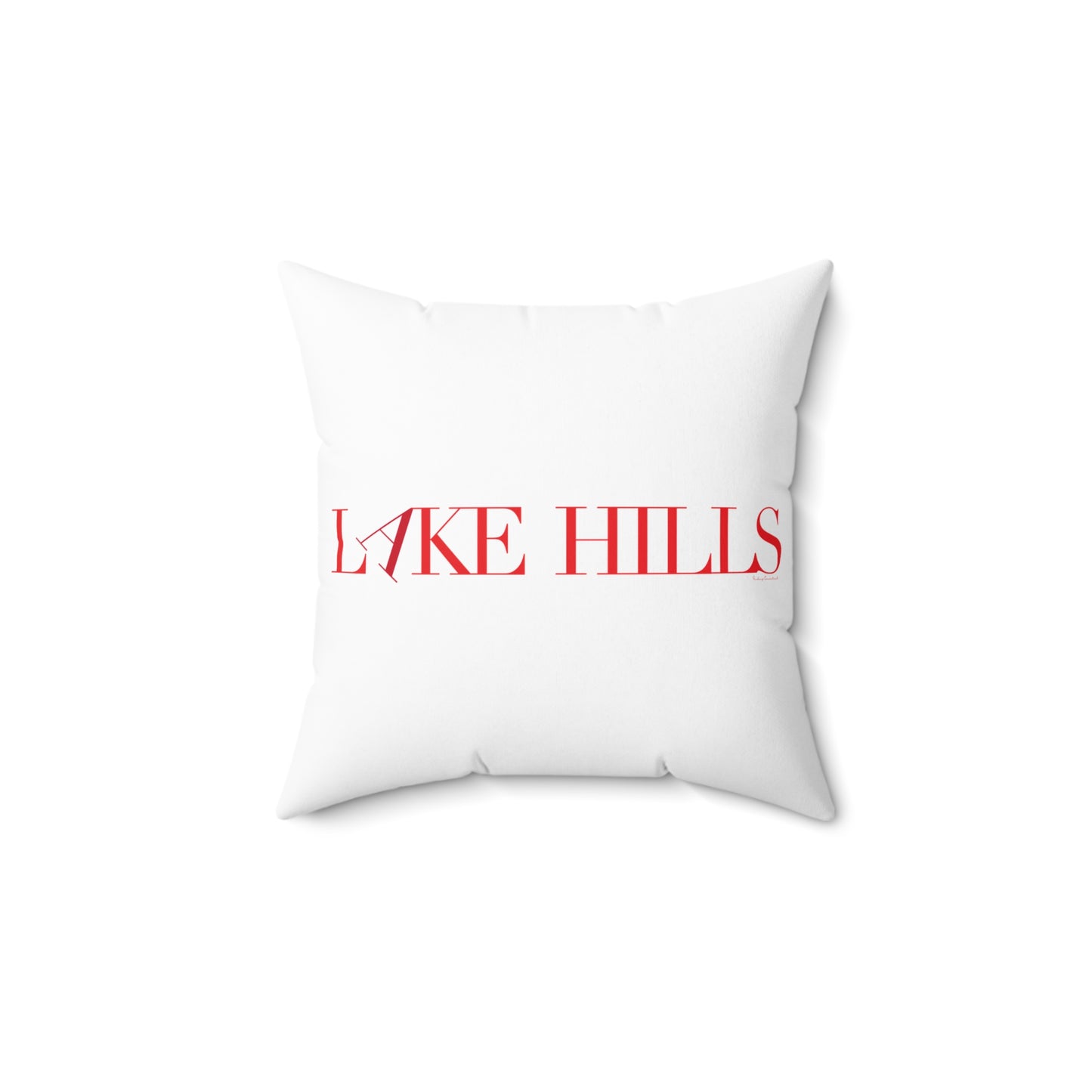 41 Tilt Lake Hills Spun Polyester Square Pillow