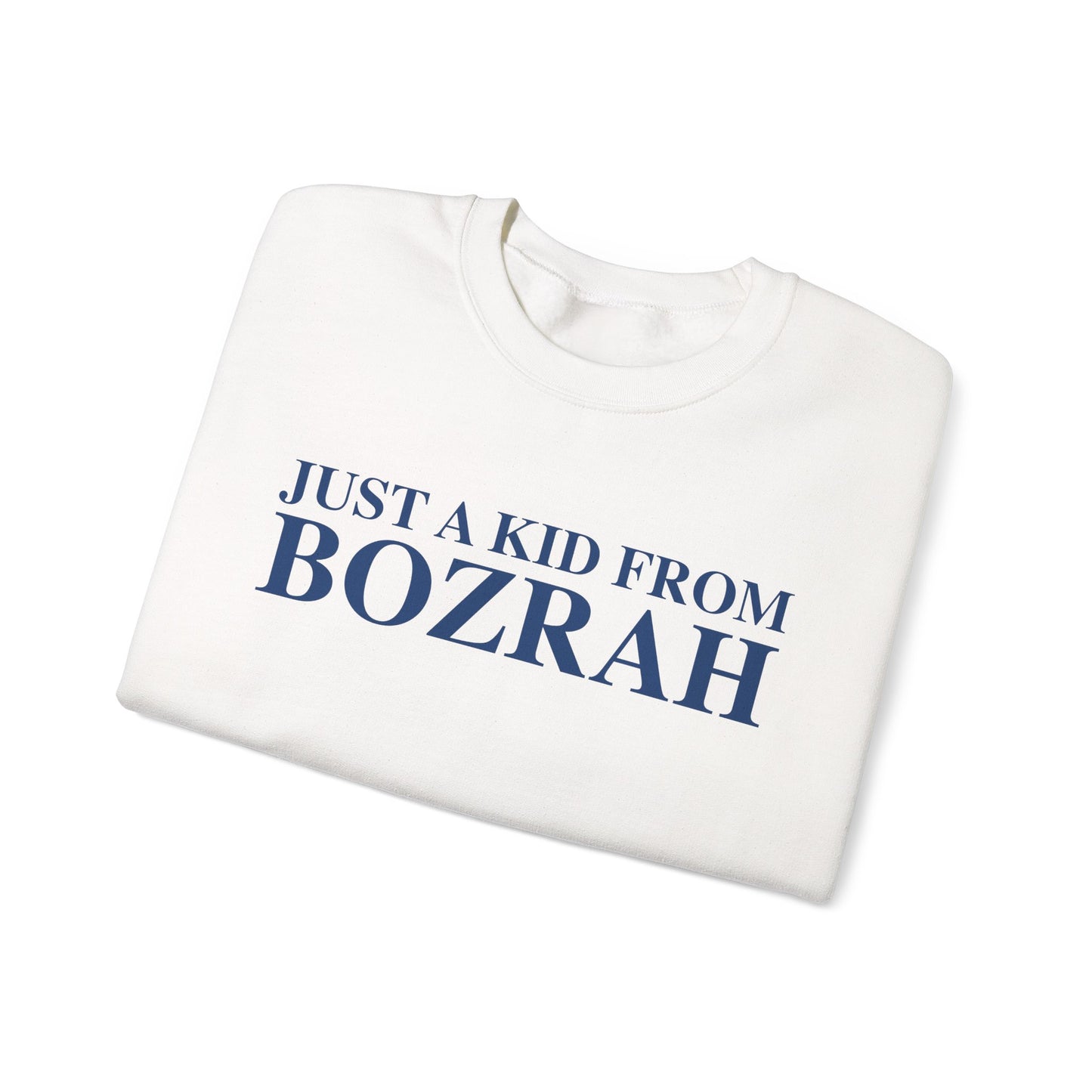 Just a kid from Bozrah Unisex Heavy Blend™ Crewneck Sweatshirt