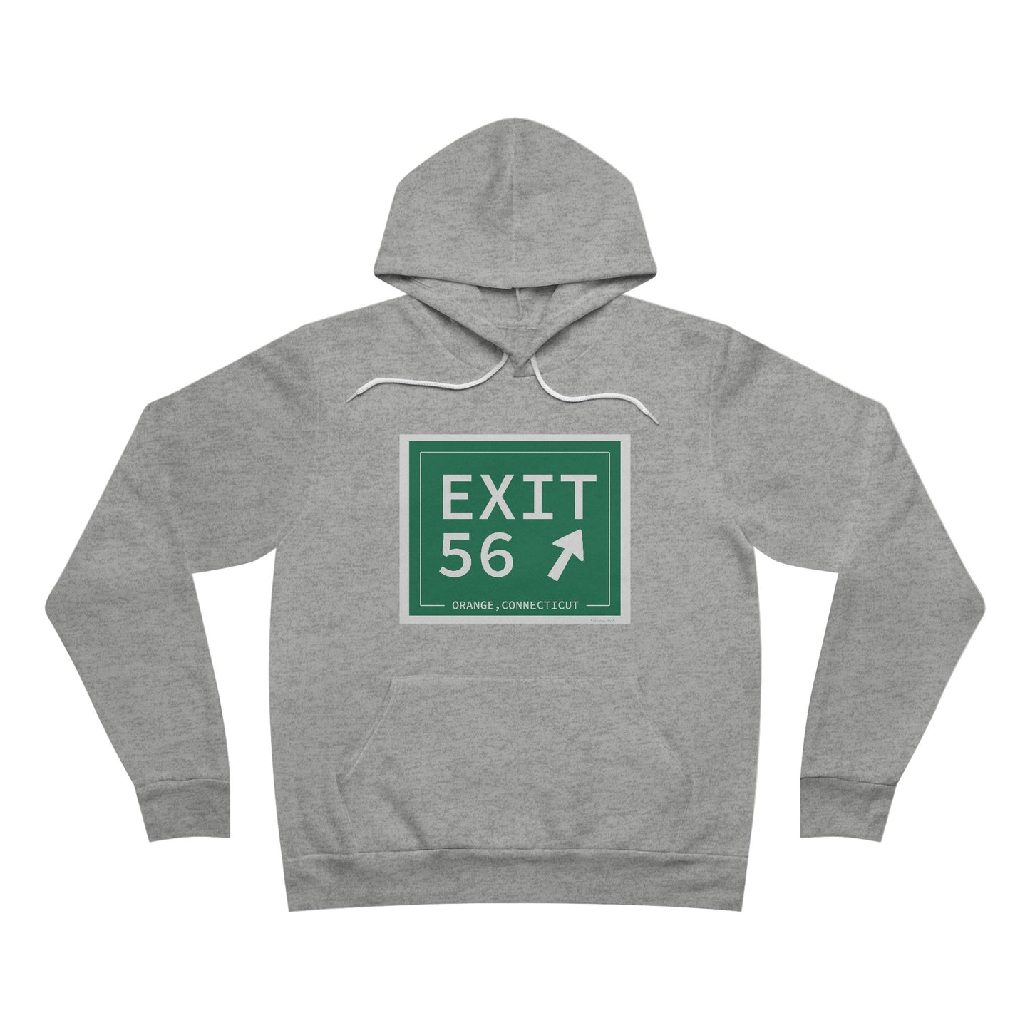 Vintage Exit 56 WCP Sign Unisex Sponge Fleece Pullover Hoodie