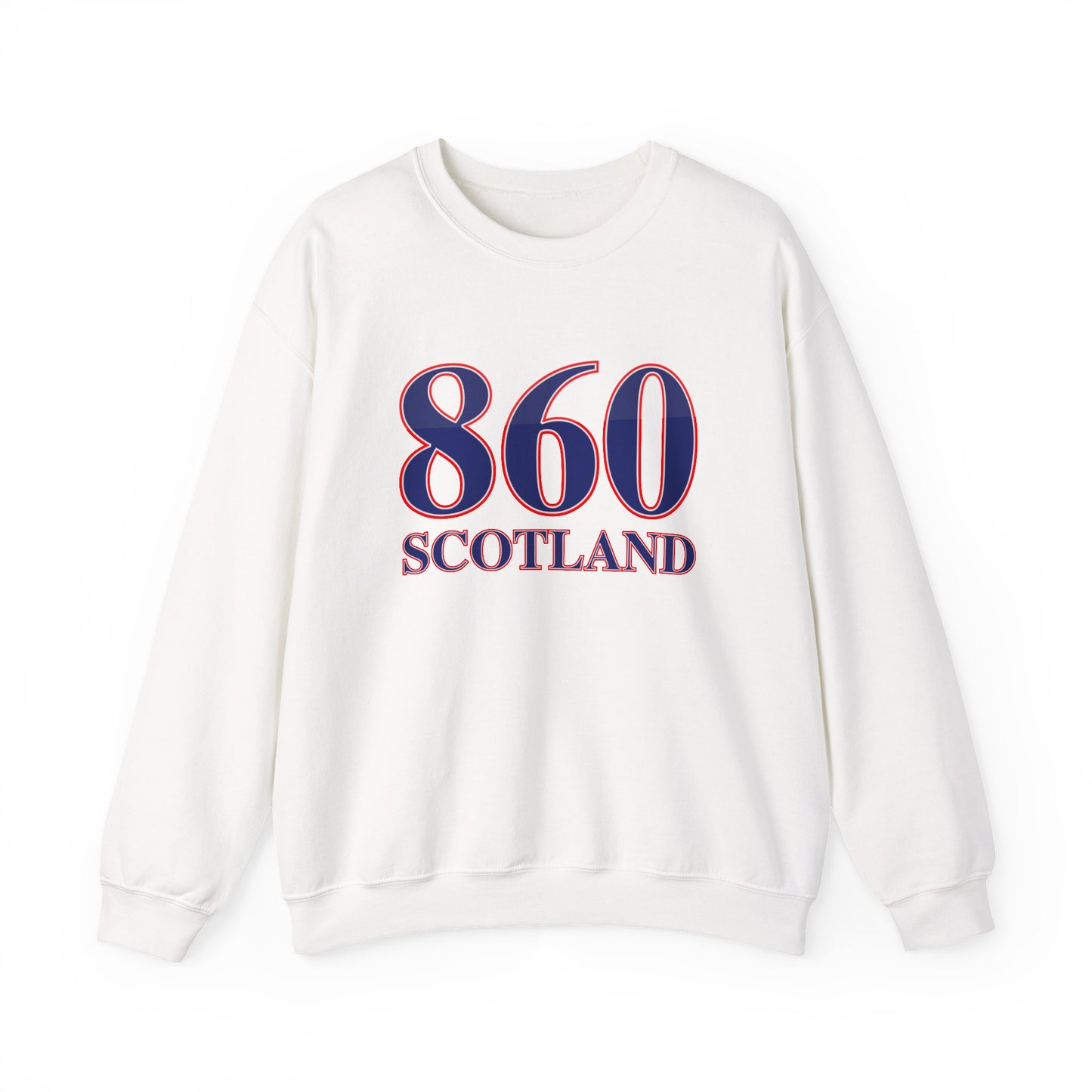 860 Scotland Red White & Blue Unisex Heavy Blend™ Crewneck Sweatshirt