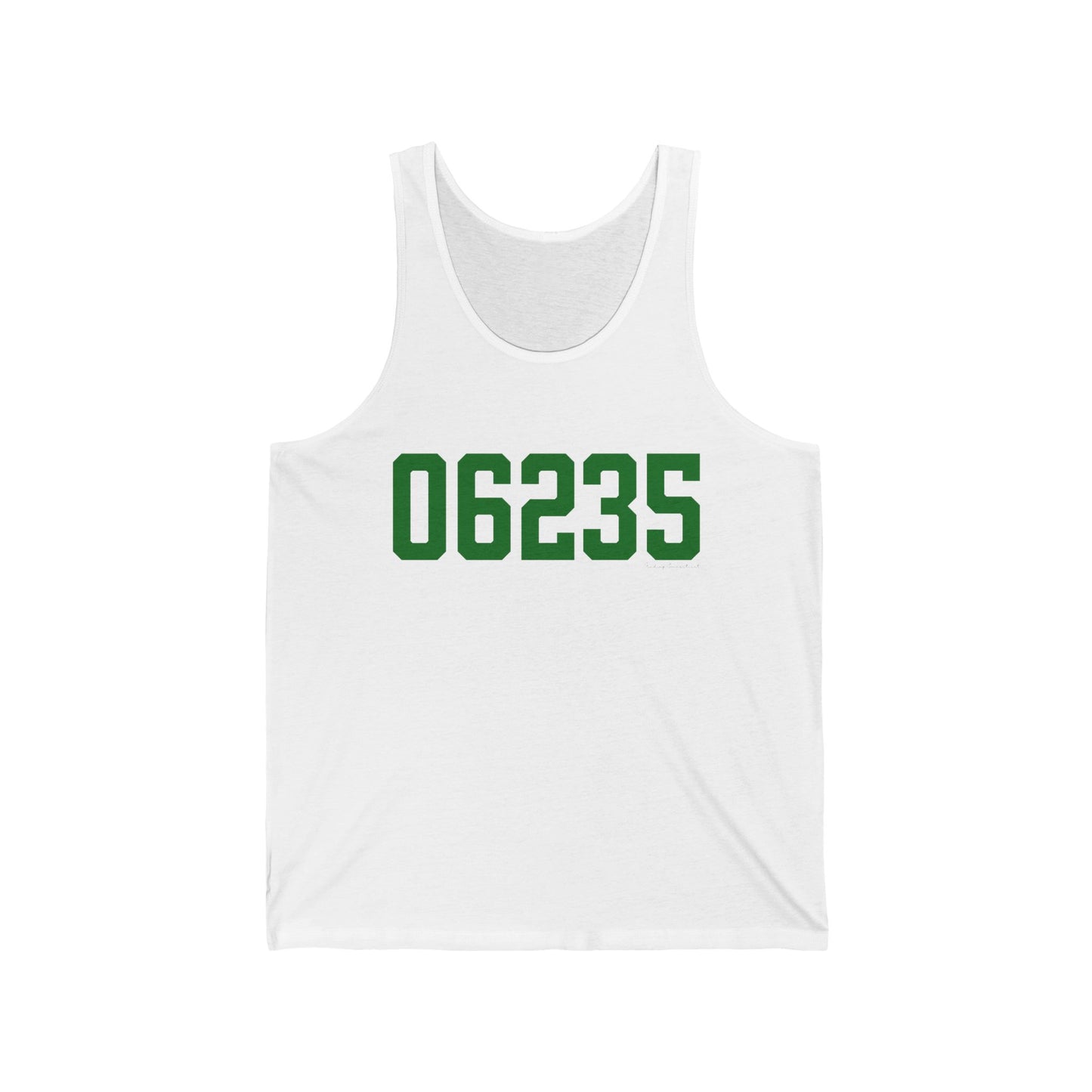 06235 Chaplin Connecticut Zip Code Unisex Jersey Tank Top