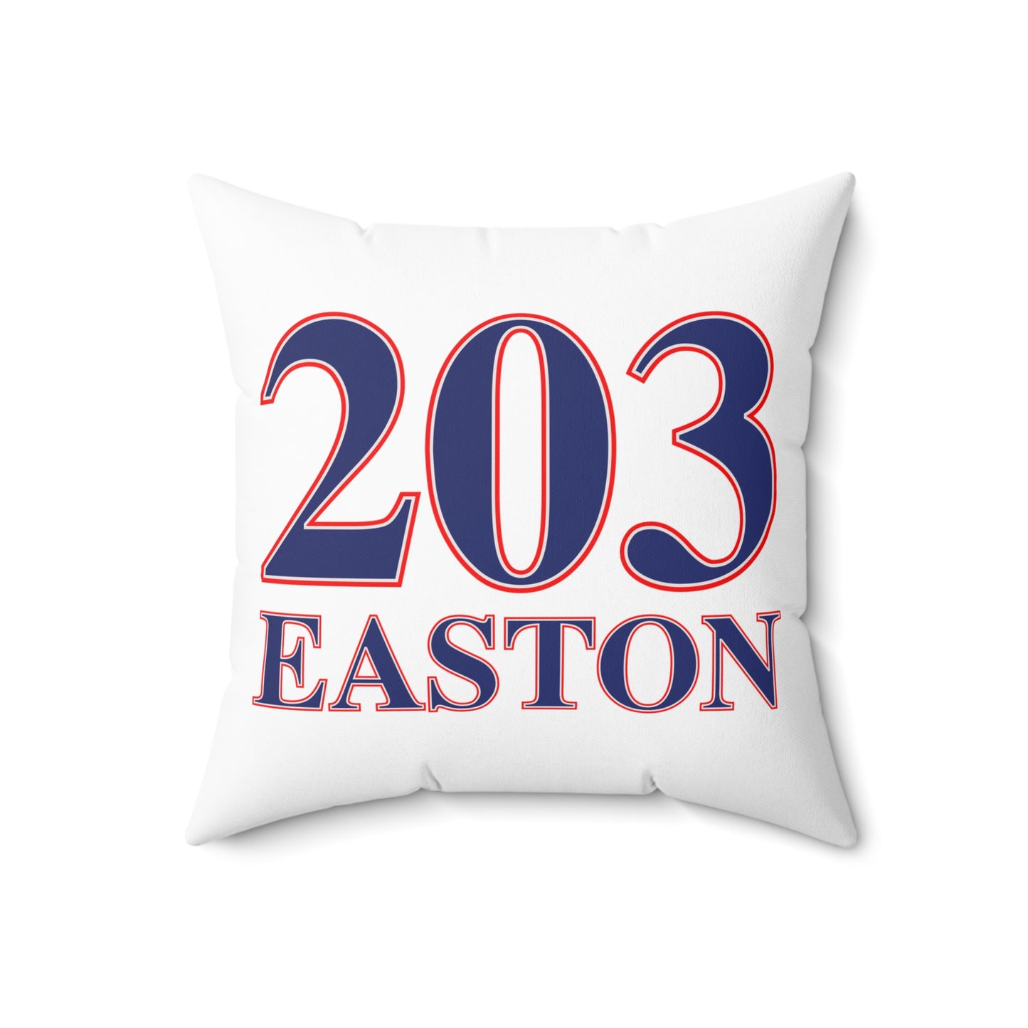 203 Easton Red White & Blue Spun Polyester Square Pillow