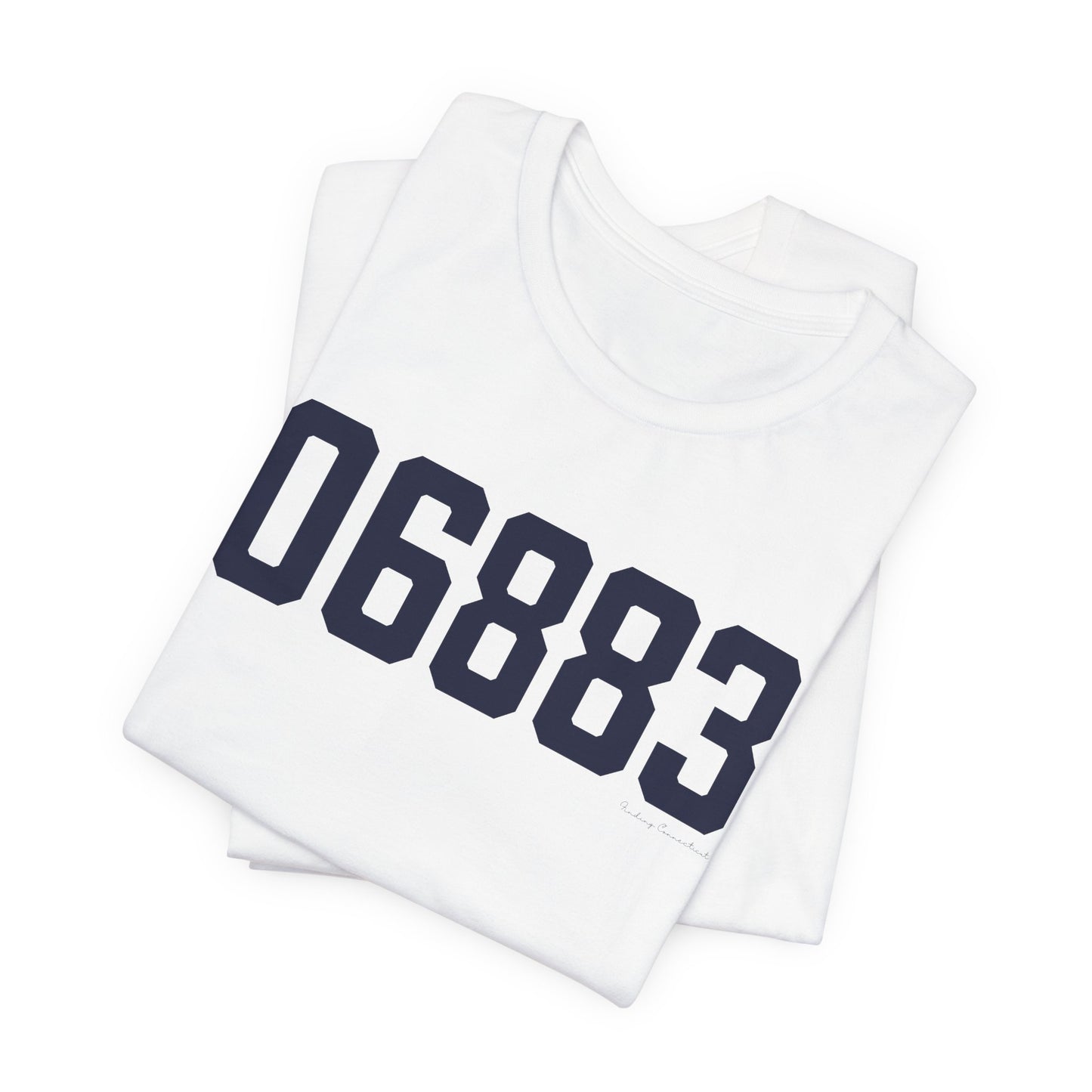 06883 Weston Connecticut Zip Code Unisex Jersey Short Sleeve T-Shirt