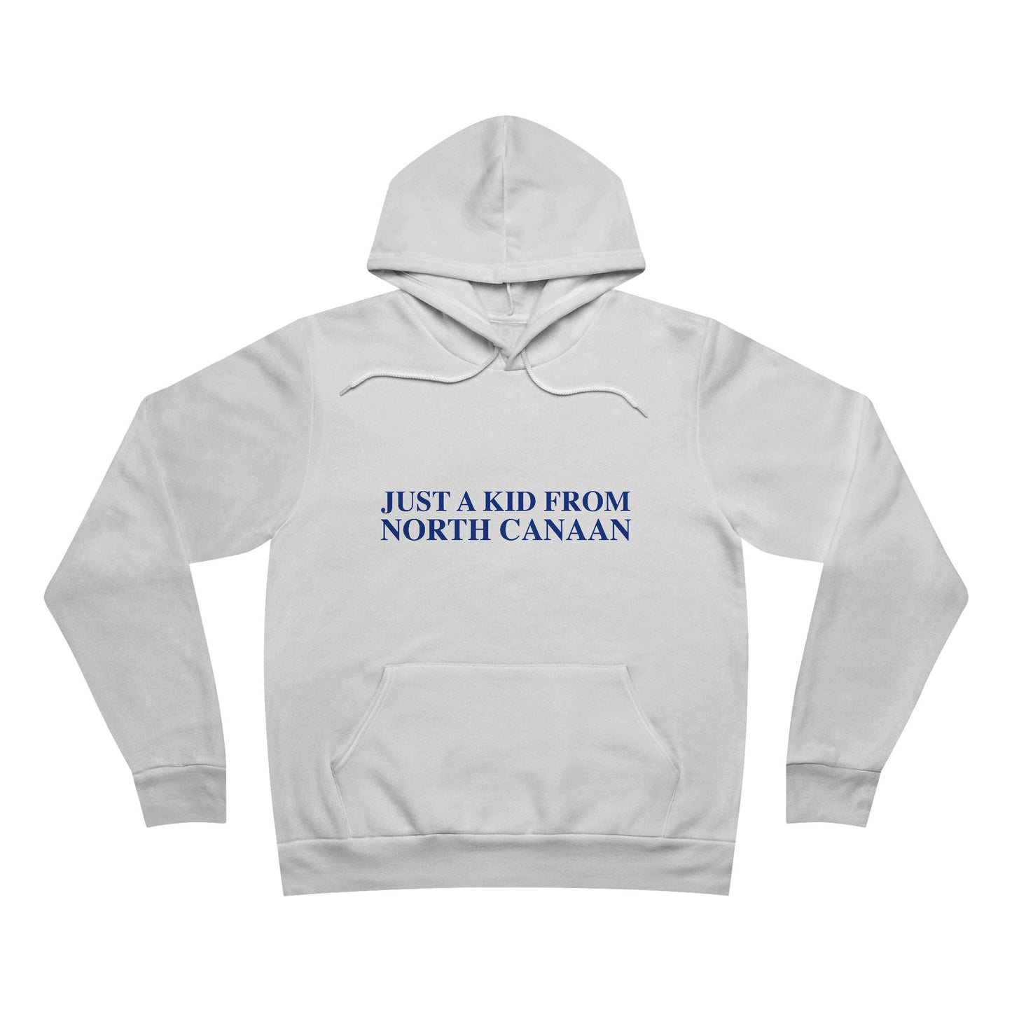 Just a kid from North Canaan Unisex Sponge Fleece Pullover Hoodie