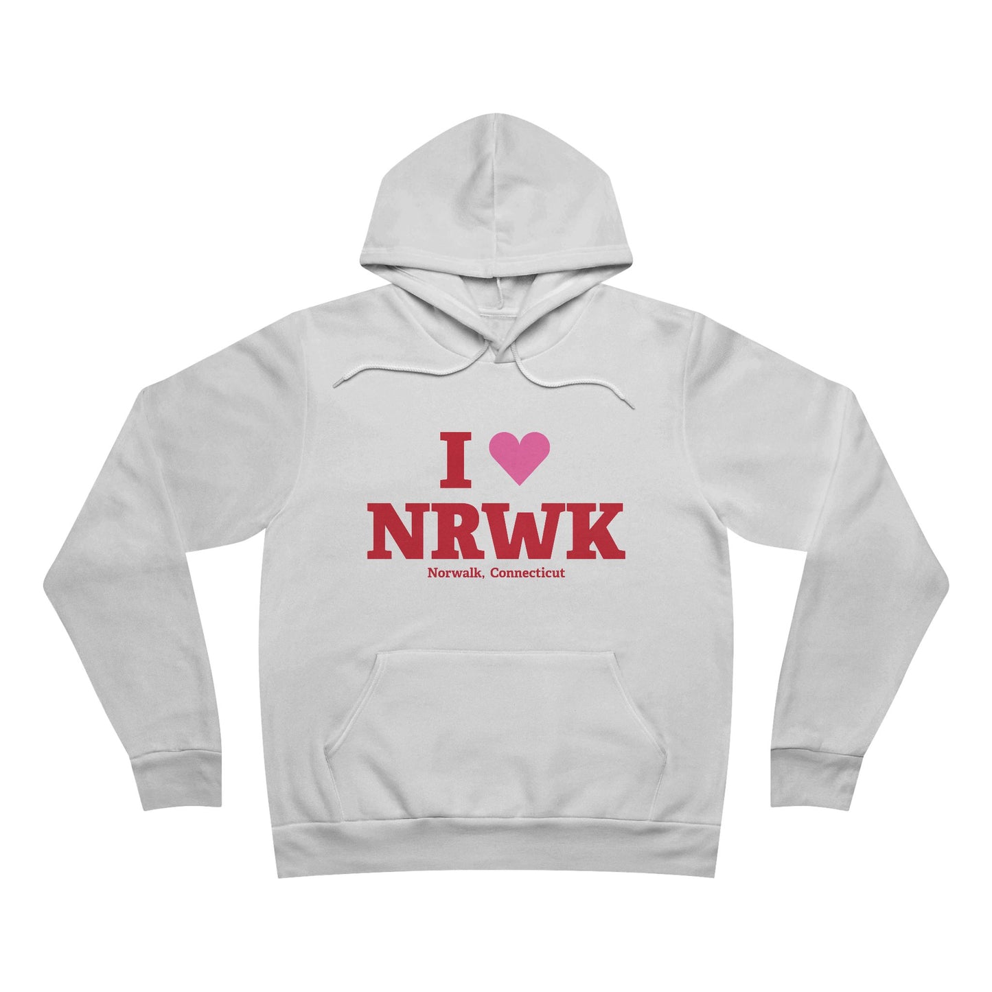 I Heart NRWK Unisex Sponge Fleece Pullover Hoodie
