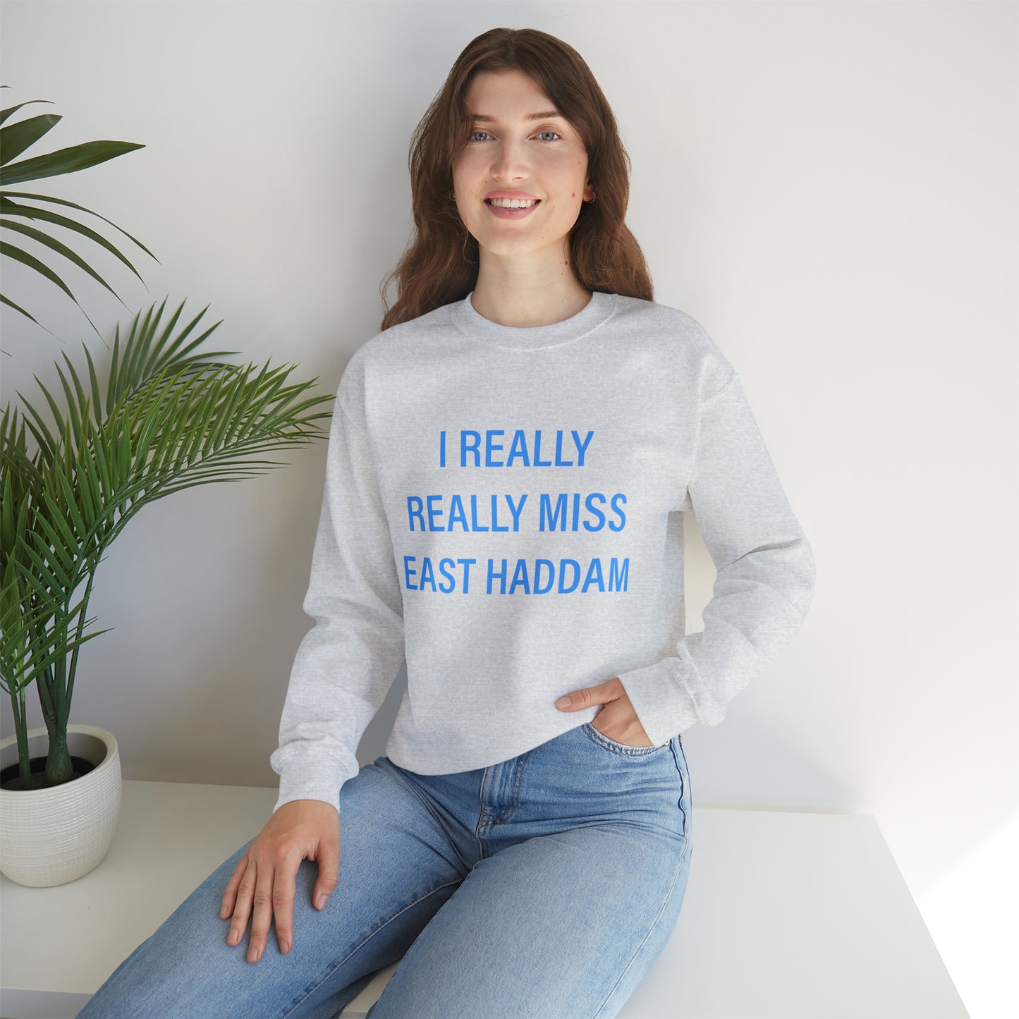 I Really Really Miss East Haddam Unisex Heavy Blend™ Crewneck Sweatshirt