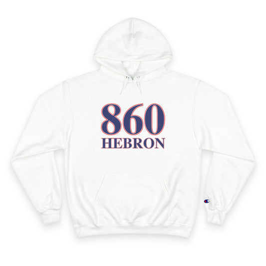 860 Hebron Red White & Blue Champion Hoodie