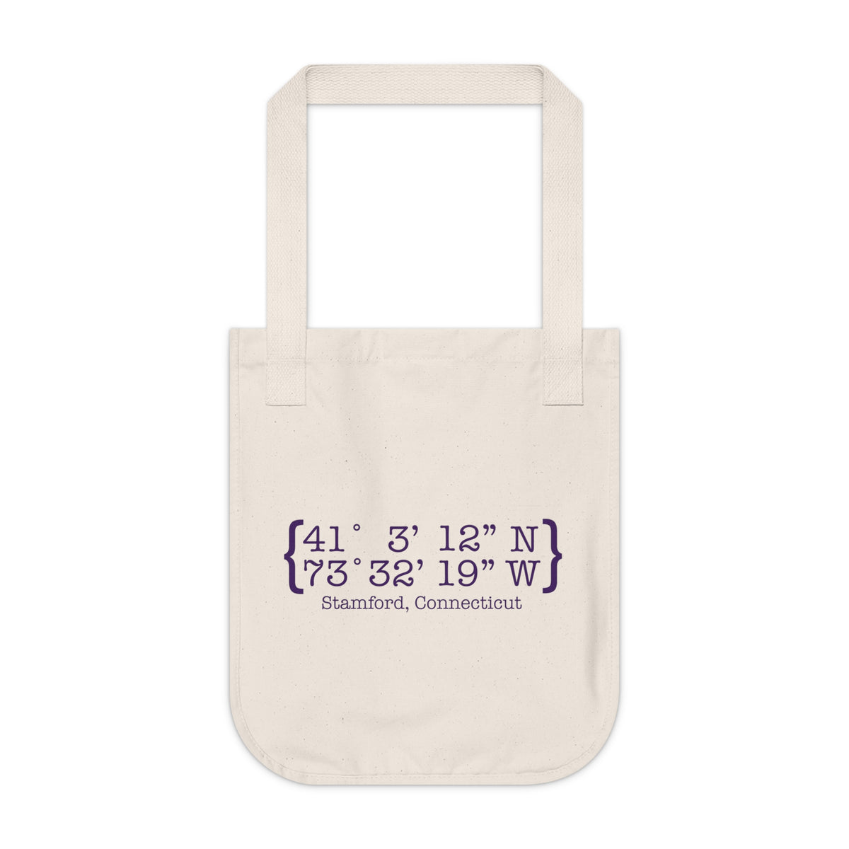 Stamford Coordinates Organic Canvas Tote Bag
