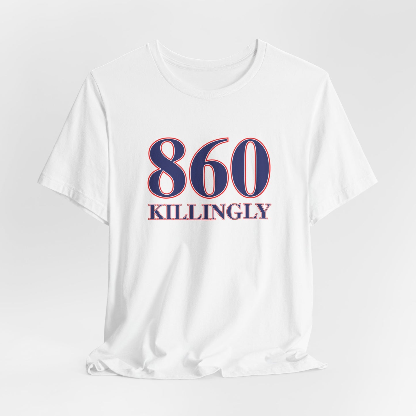 860 Killingly Red White & Blue Unisex Jersey Short Sleeve T-Shirt
