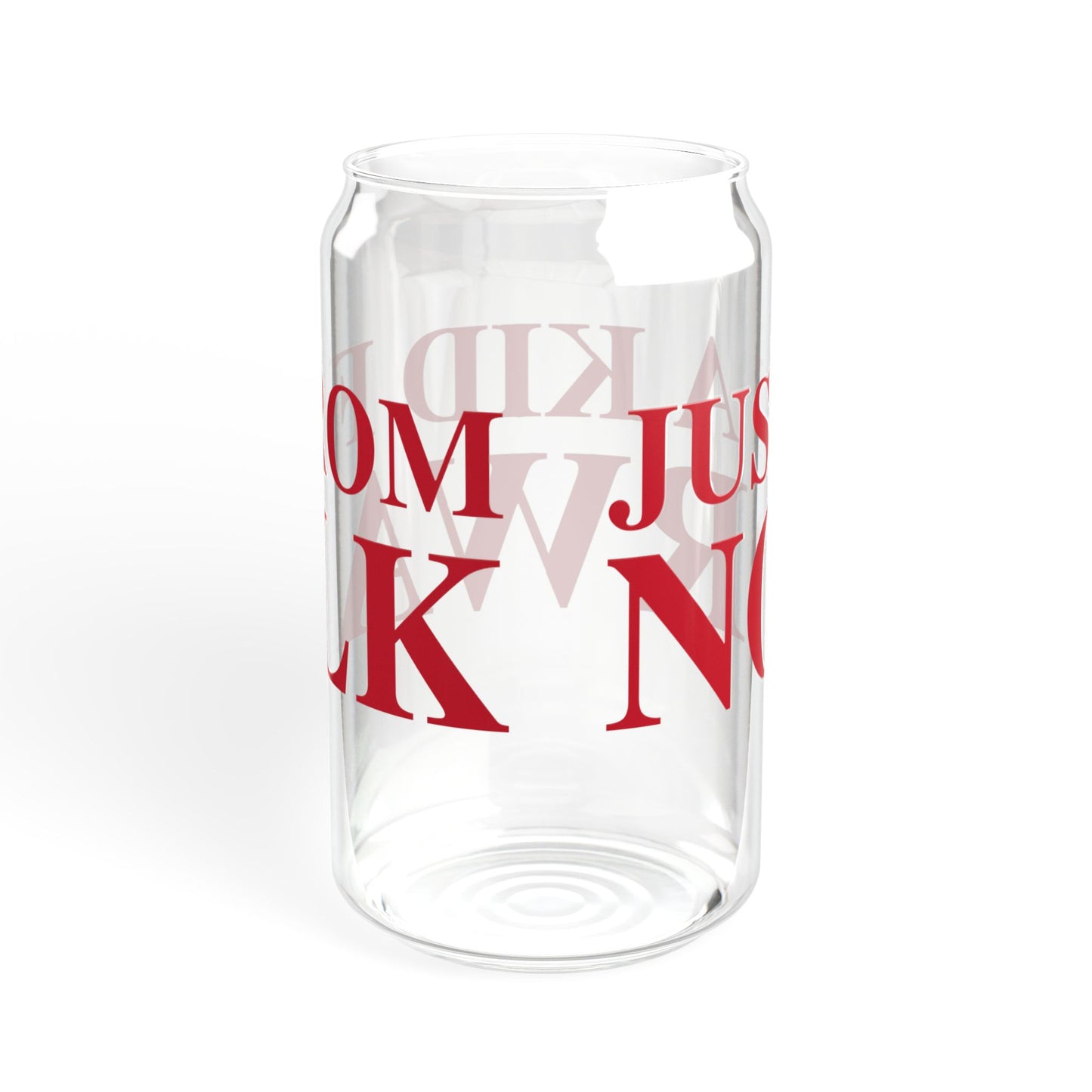Just a kid from Norwalk Sipper Glass, 16oz