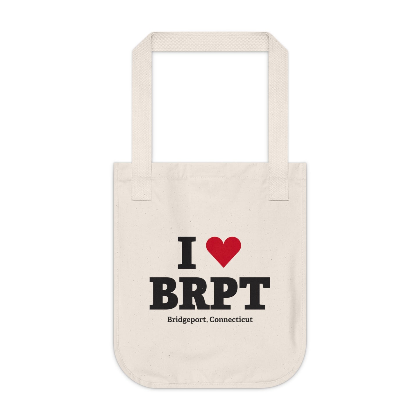 I Heart BRPT Organic Canvas Tote Bag