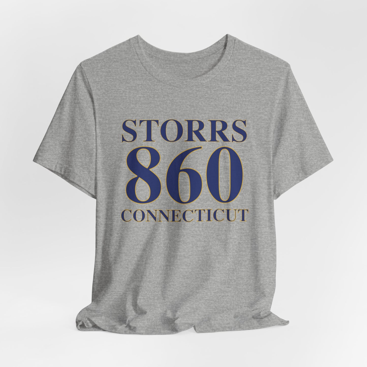 Storrs 860 Connecticut Unisex Jersey Short Sleeve T-Shirt