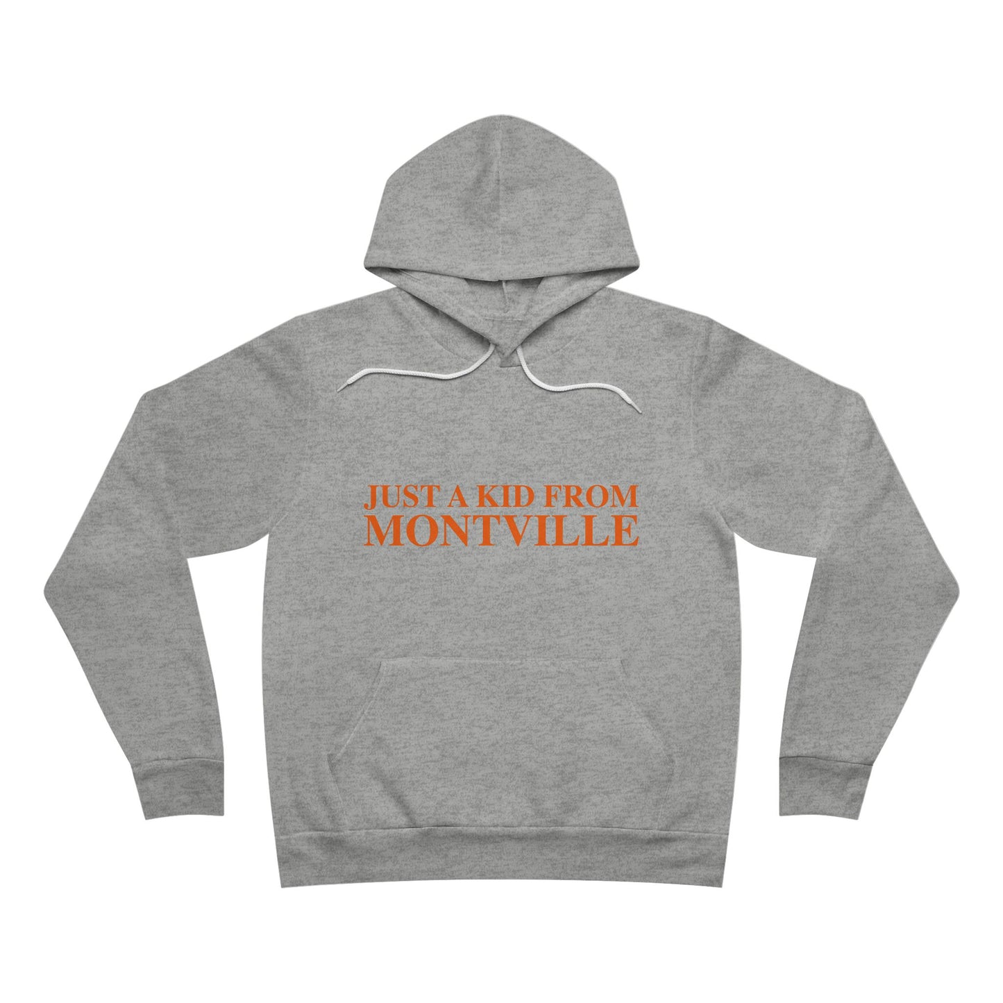 Just a kid from Montville Unisex Sponge Fleece Pullover Hoodie