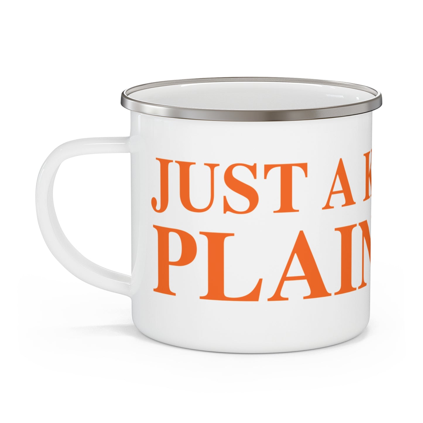 Just a kid from Plainfield Enamel Camping Mug