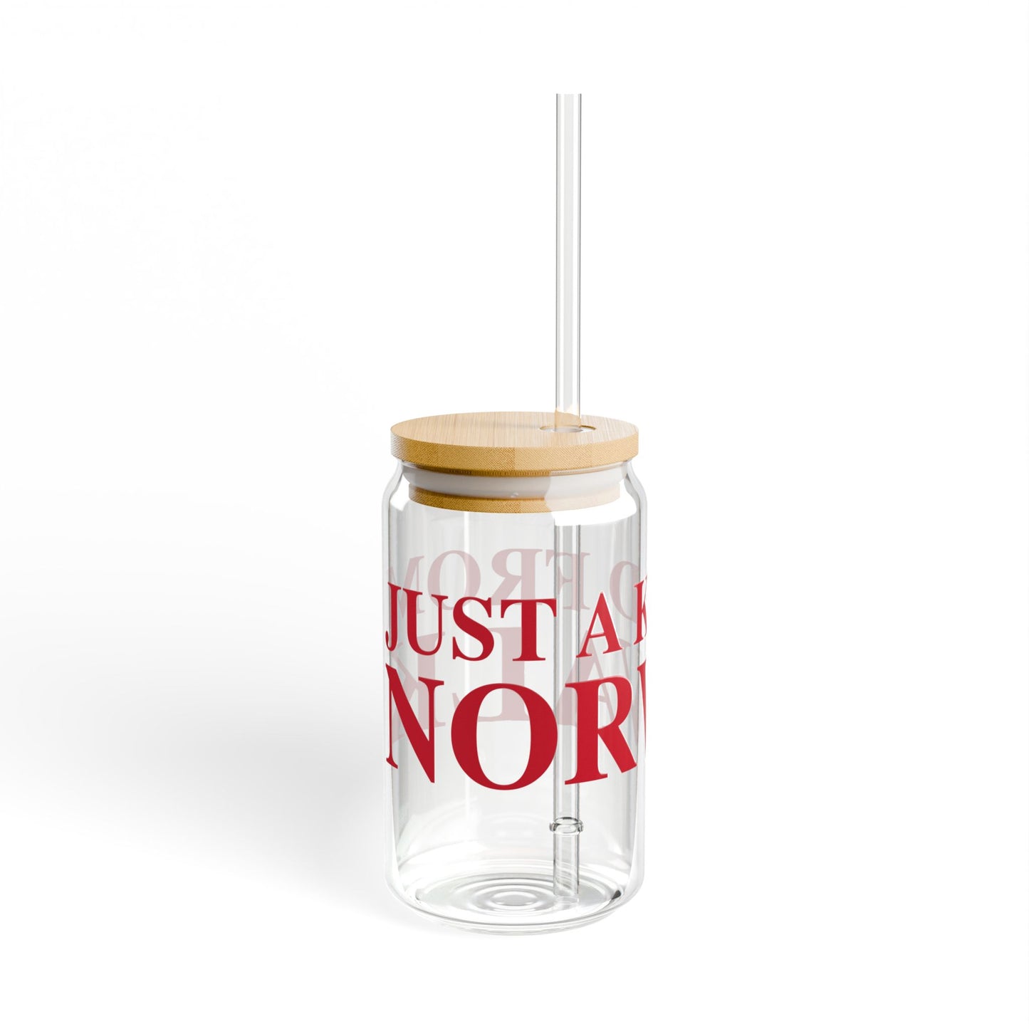 Just a kid from Norwalk Sipper Glass, 16oz