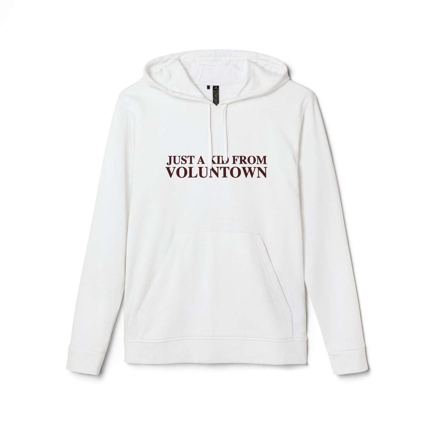 Just a kid from Voluntown adidas Unisex Fleece Hoodie