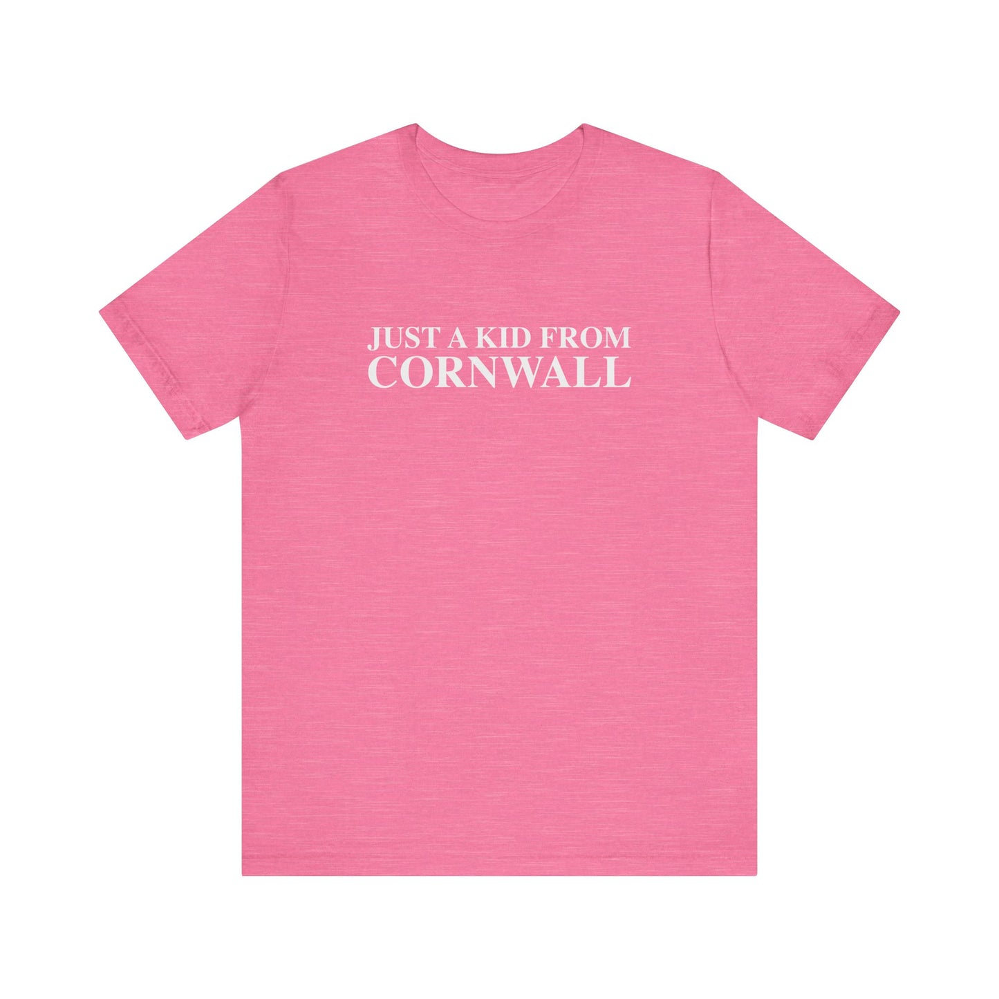 Just a kid from Cornwall Unisex Jersey Short Sleeve T-Shirt