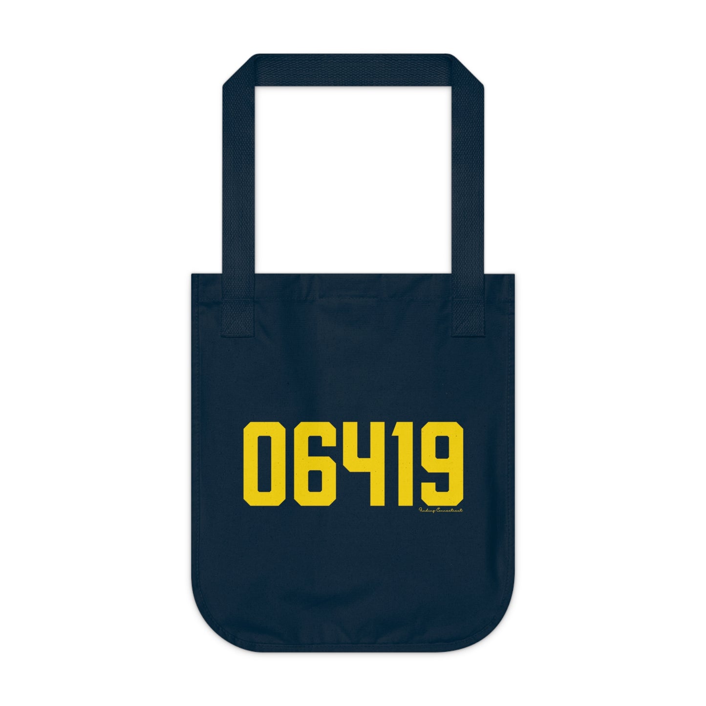 06419 Killingworth Connecticut Zip Code Organic Canvas Tote Bag
