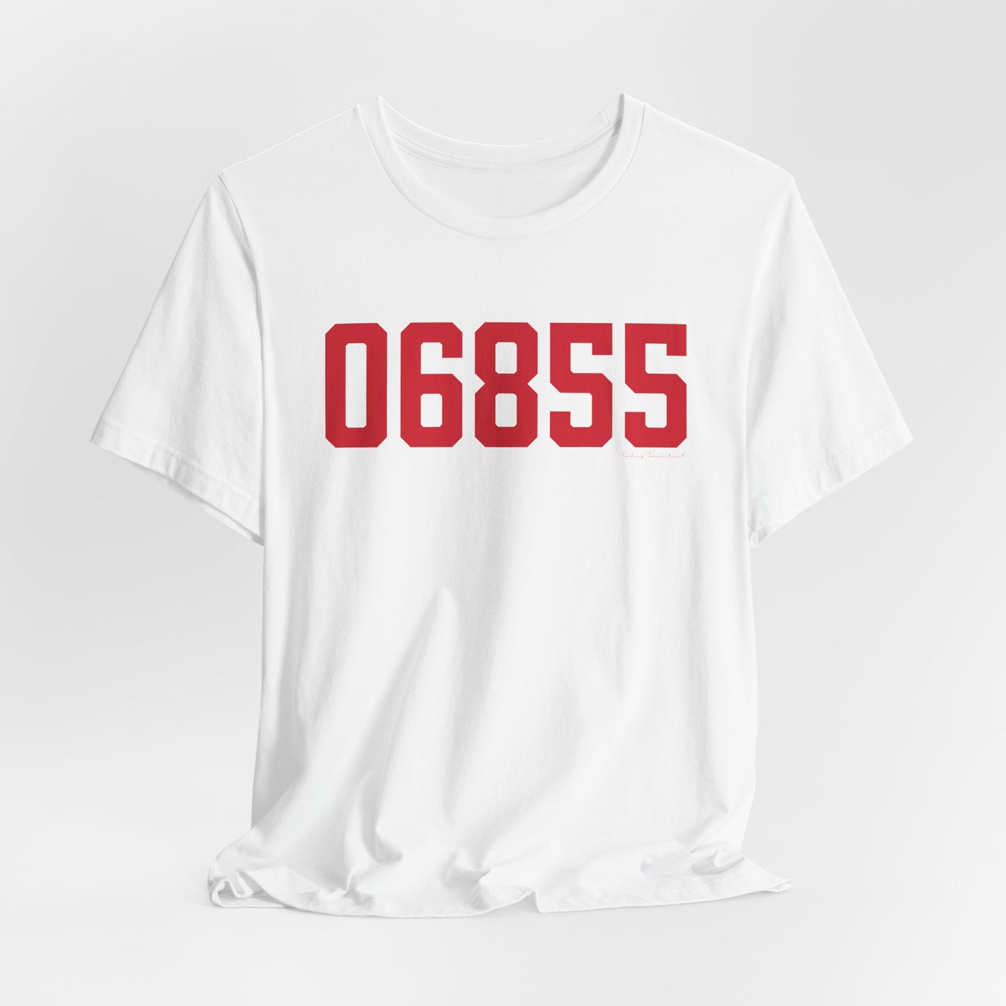 06855 Norwalk Connecticut Zip Code Unisex Jersey Short Sleeve T-Shirt