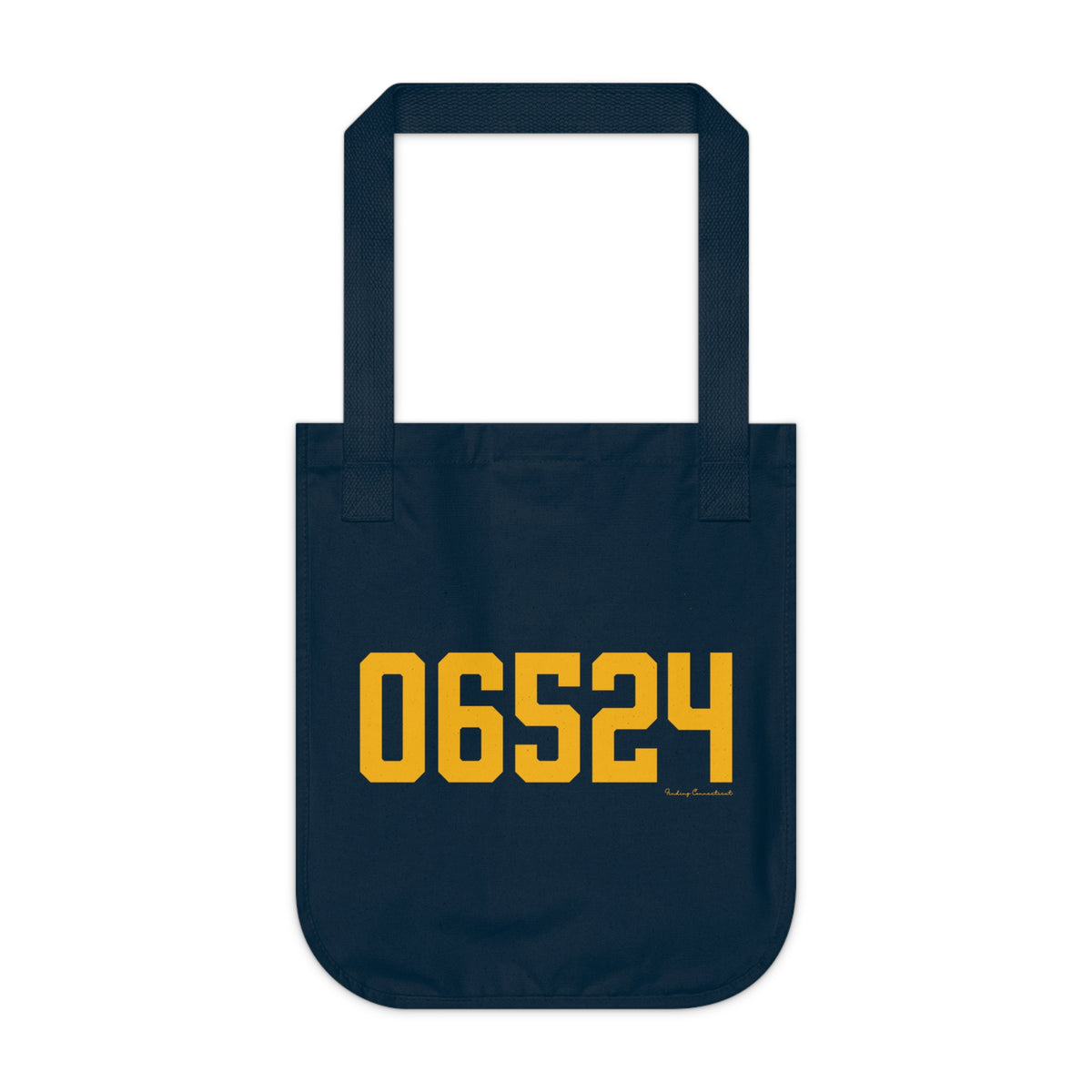 06524 Bethany Connecticut Zip Code Organic Canvas Tote Bag