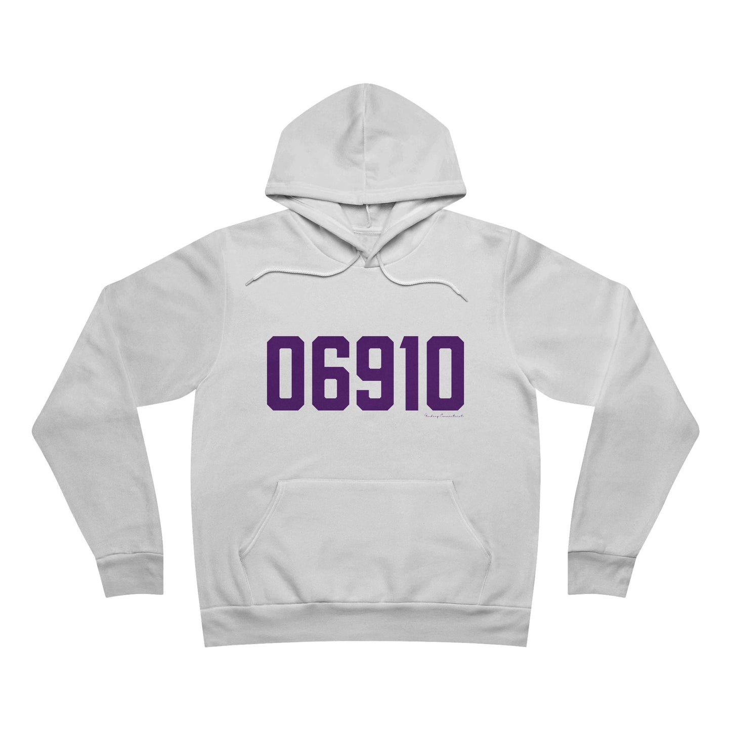 06910 Stamford Connecticut Zip Code Unisex Sponge Fleece Pullover Hoodie Sweatshirt