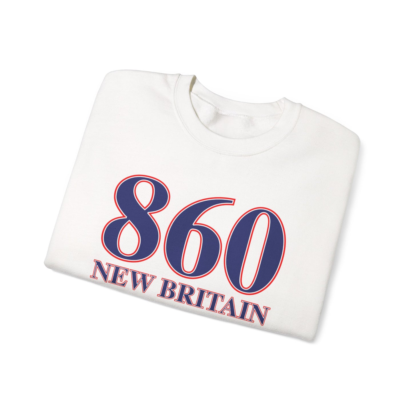 860 New Britain Red White & Blue Unisex Heavy Blend™ Crewneck Sweatshirt