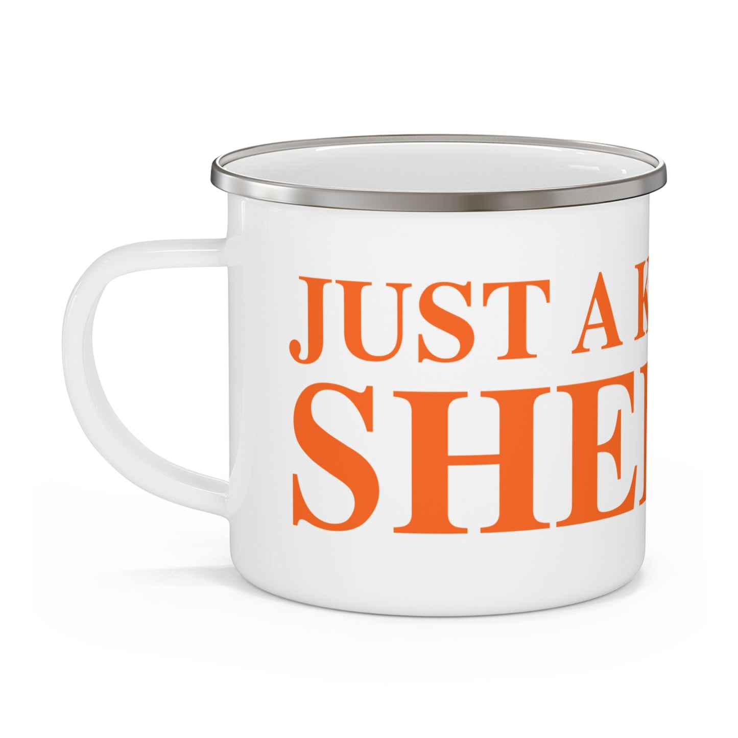 Just a kid from Shelton Enamel Camping Mug