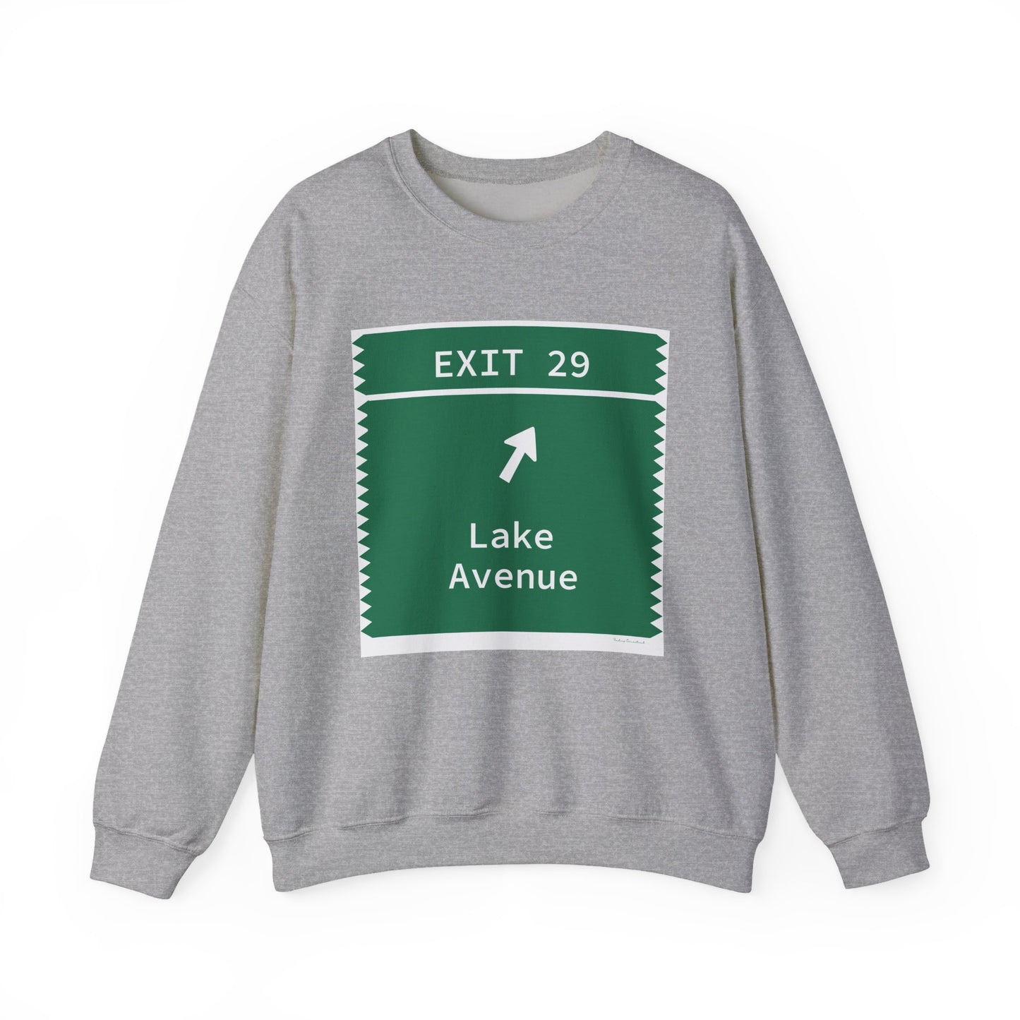 Vintage Merritt Parkway Exit 29 Sign Unisex Heavy Blend™ Crewneck Sweatshirt