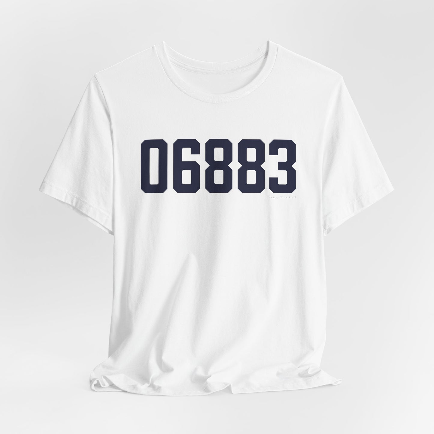 06883 Weston Connecticut Zip Code Unisex Jersey Short Sleeve T-Shirt
